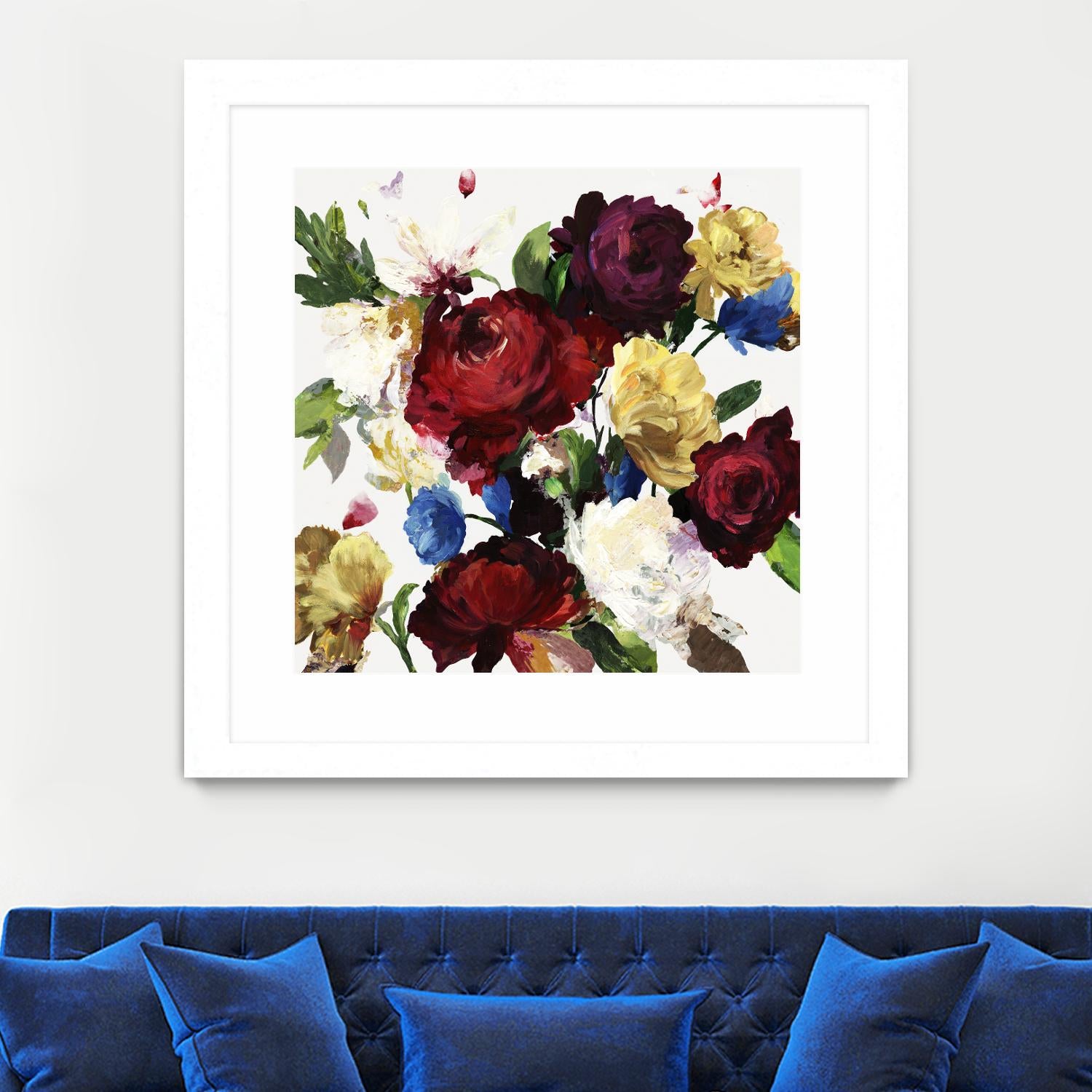 Autumn Floral by Asia Jensen on GIANT ART - white floral
