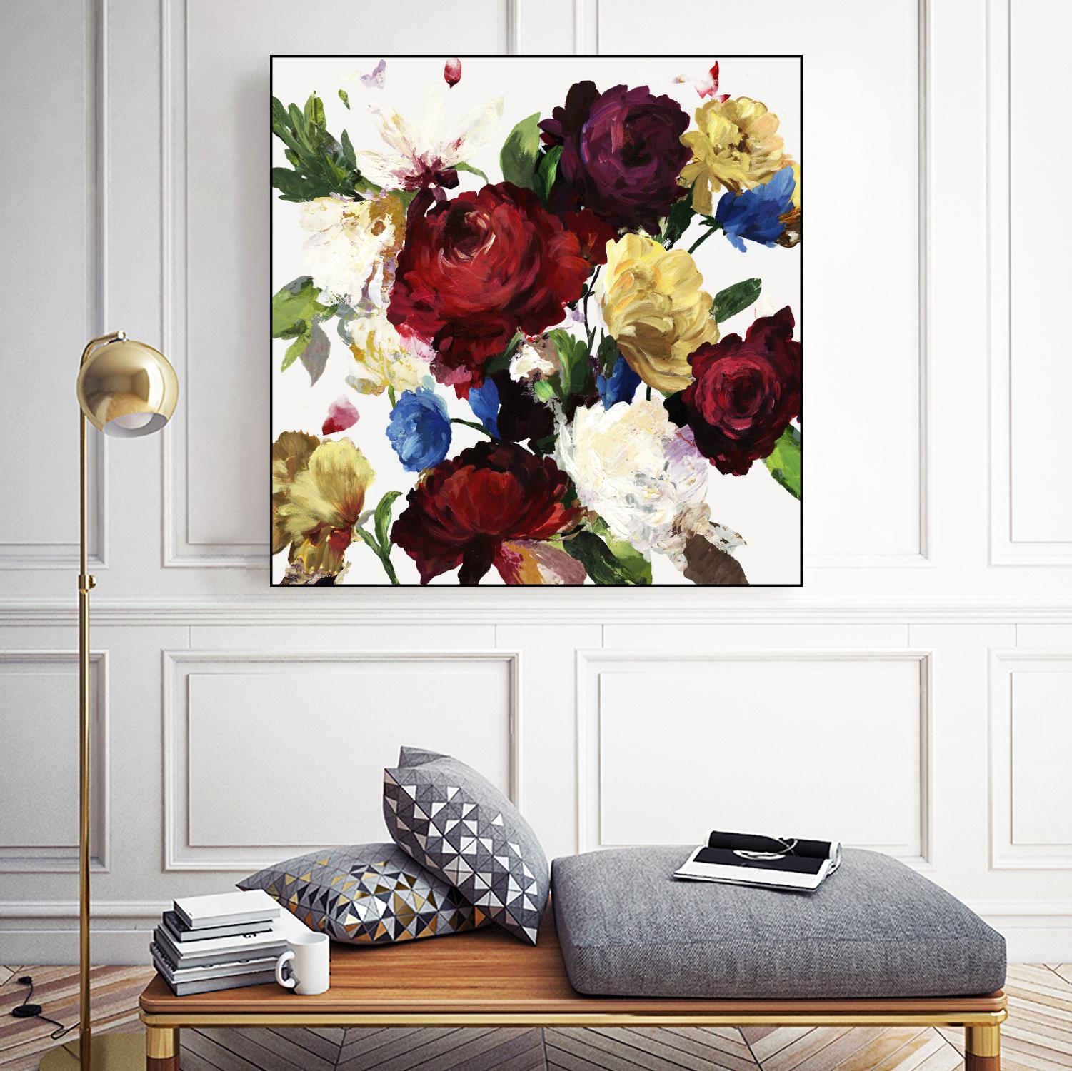 Autumn Floral by Asia Jensen on GIANT ART - white floral