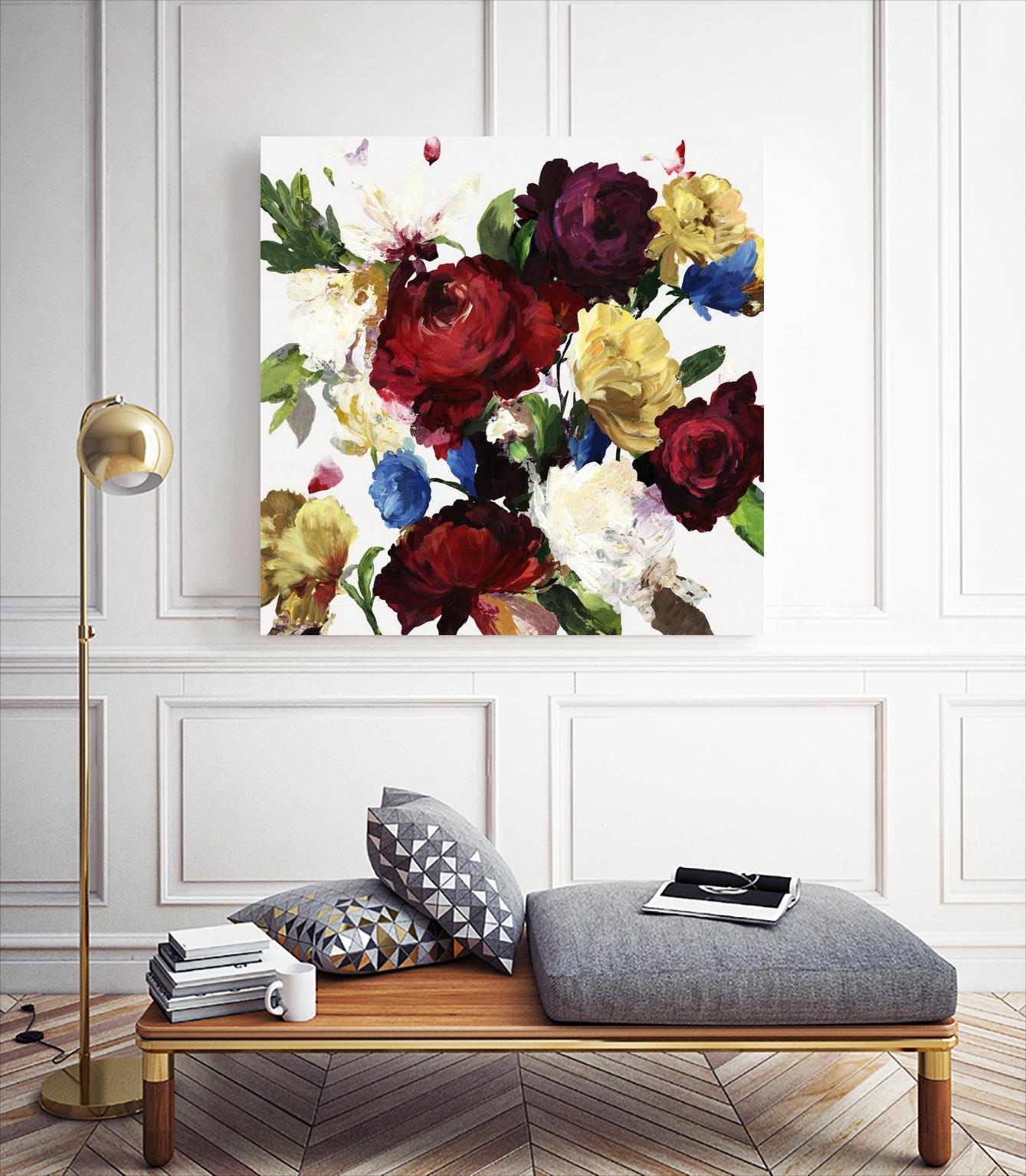 Autumn Floral by Asia Jensen on GIANT ART - white floral