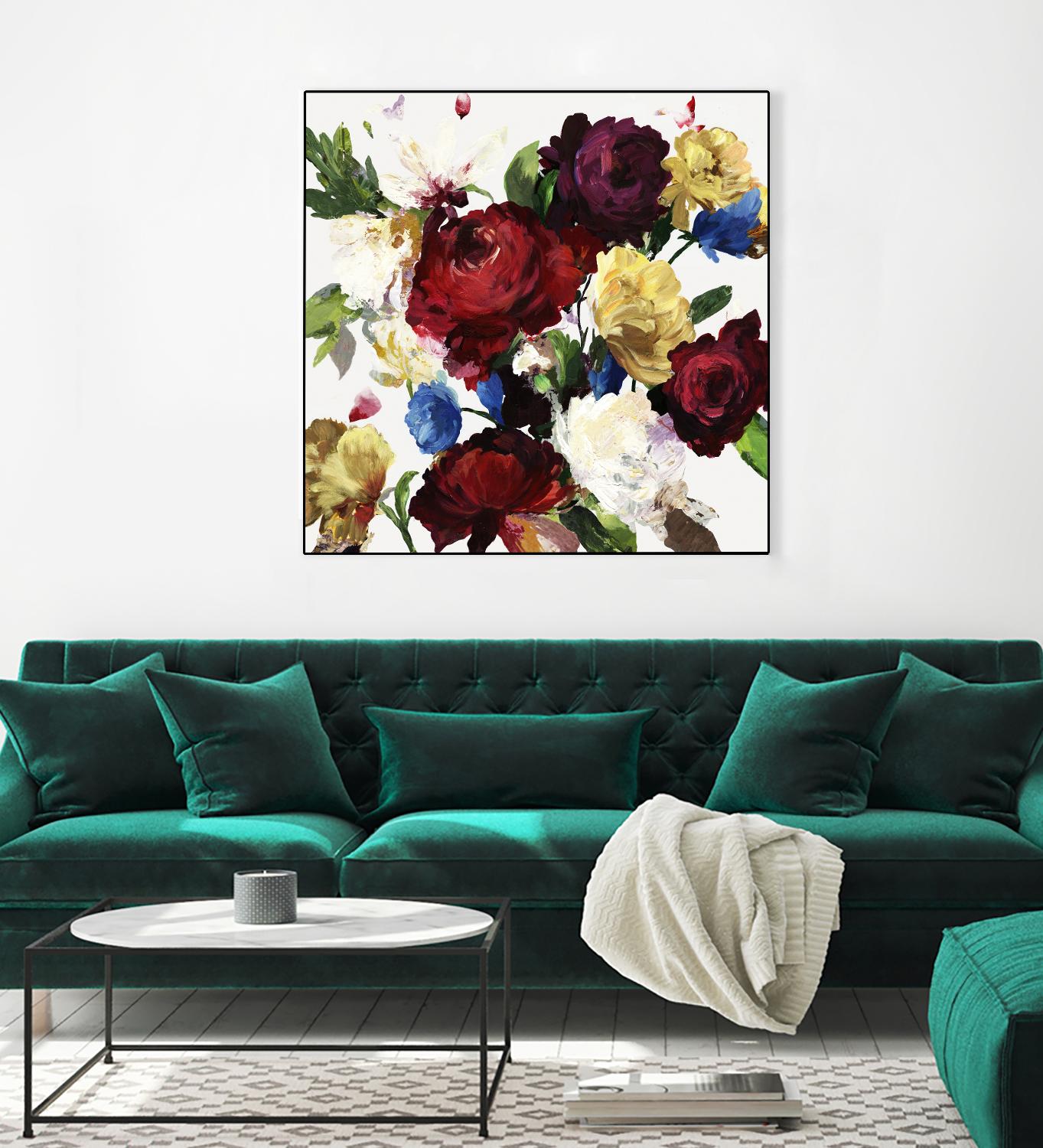 Autumn Floral by Asia Jensen on GIANT ART - white floral