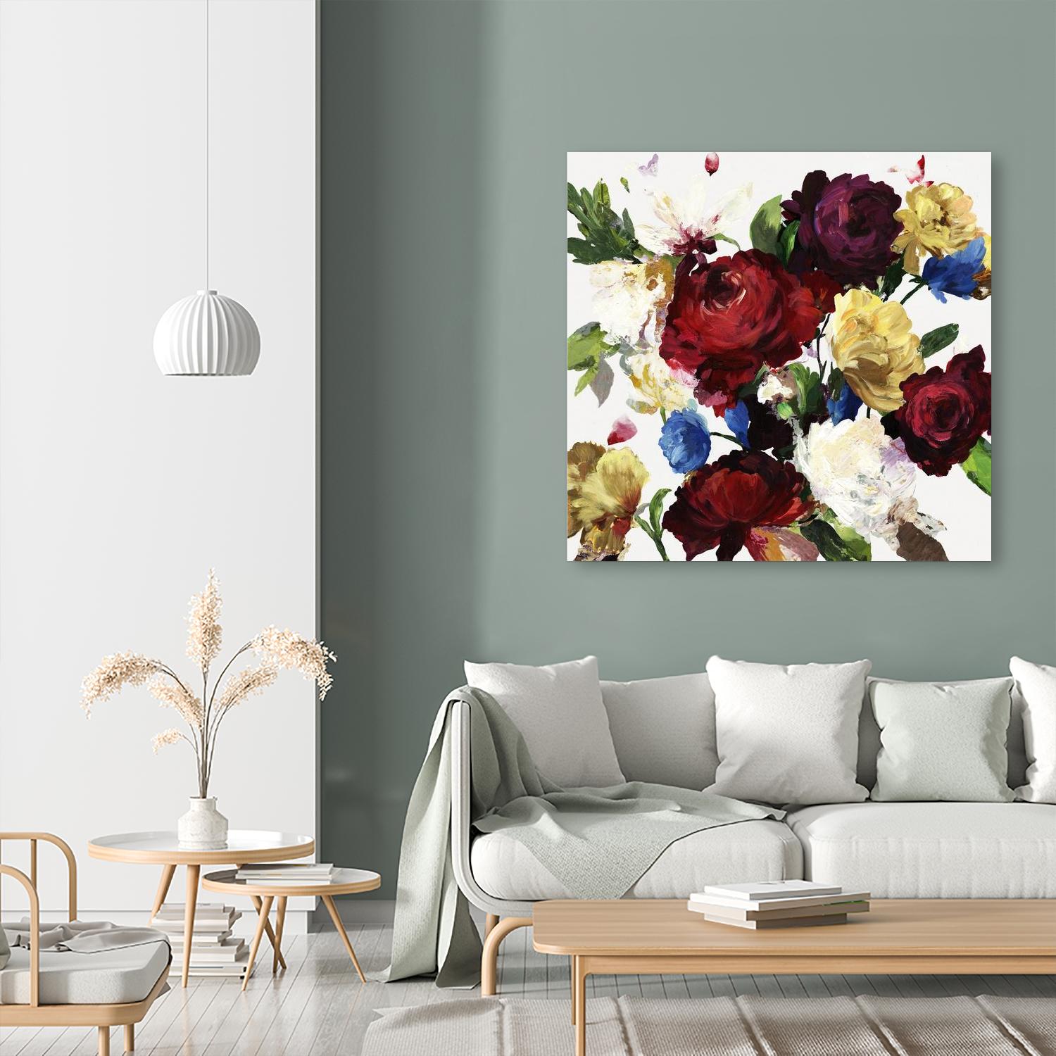Autumn Floral by Asia Jensen on GIANT ART - white floral