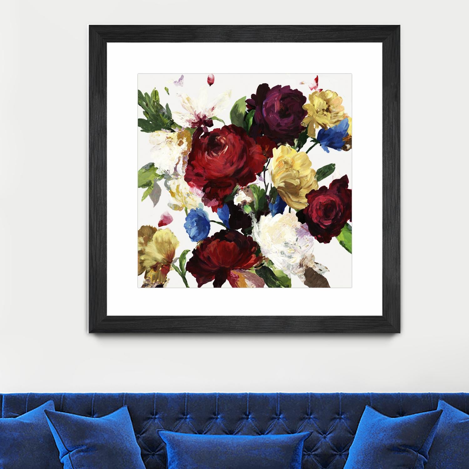 Autumn Floral by Asia Jensen on GIANT ART - white floral