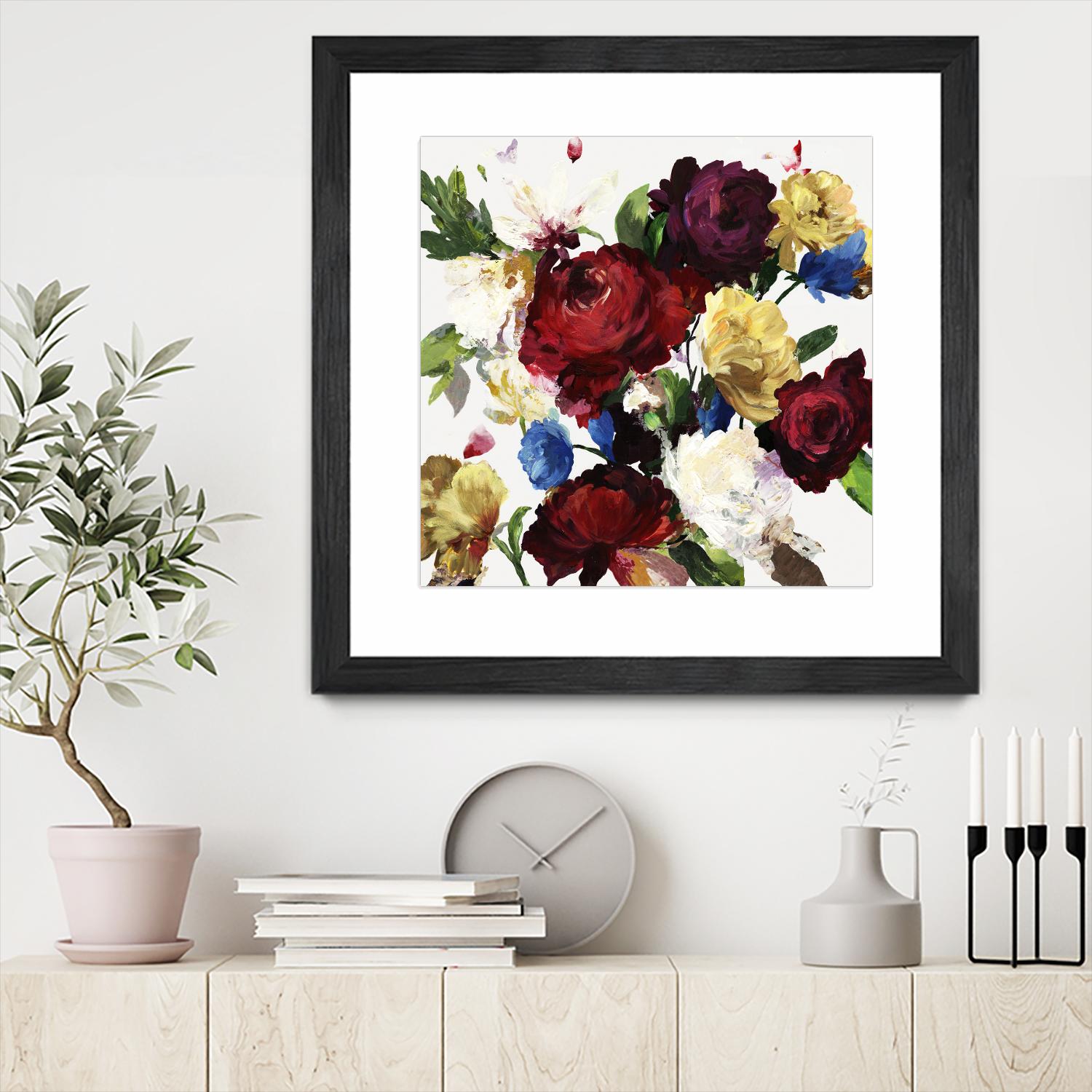 Autumn Floral by Asia Jensen on GIANT ART - white floral