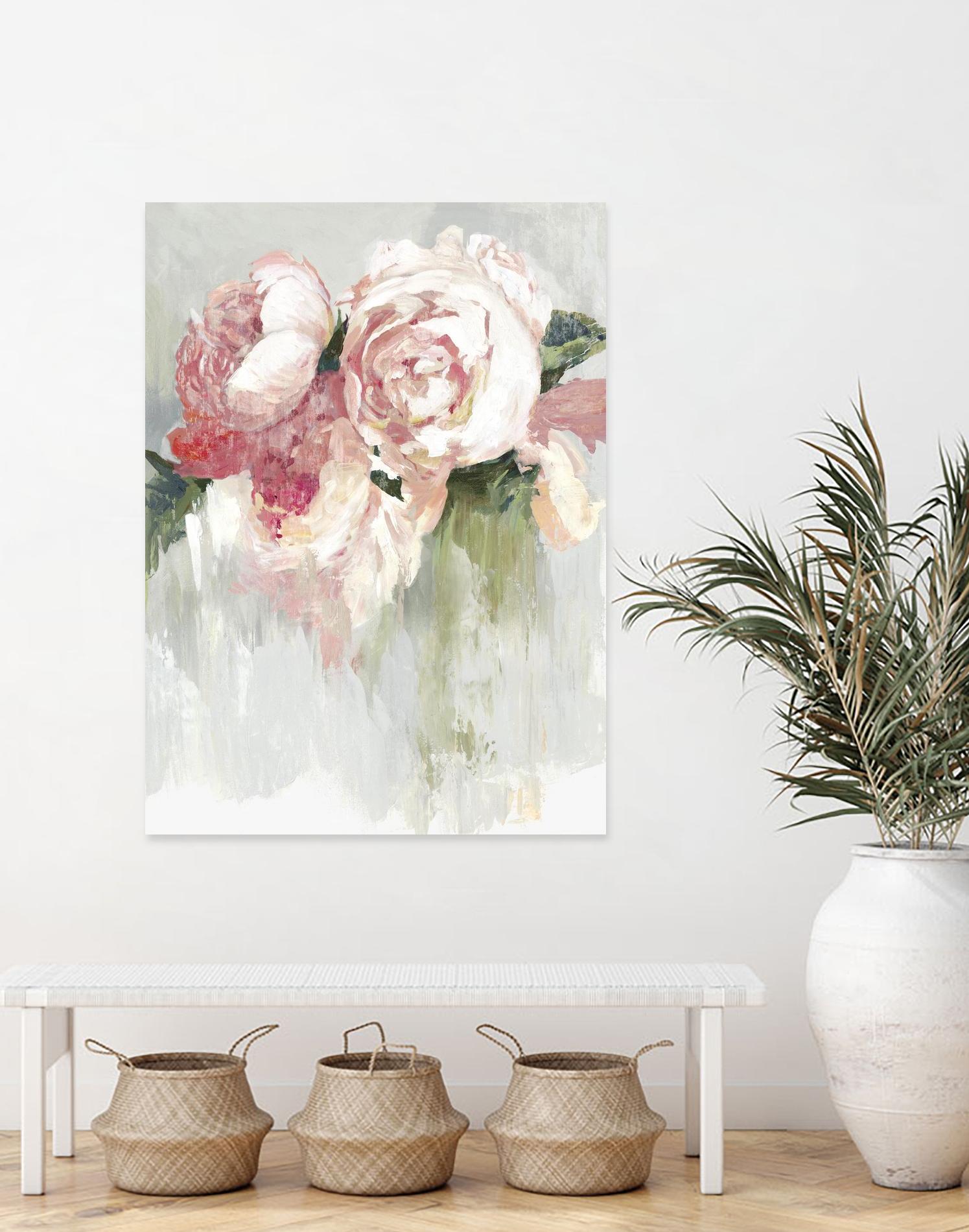 Peonies by Asia Jensen on GIANT ART - pink floral