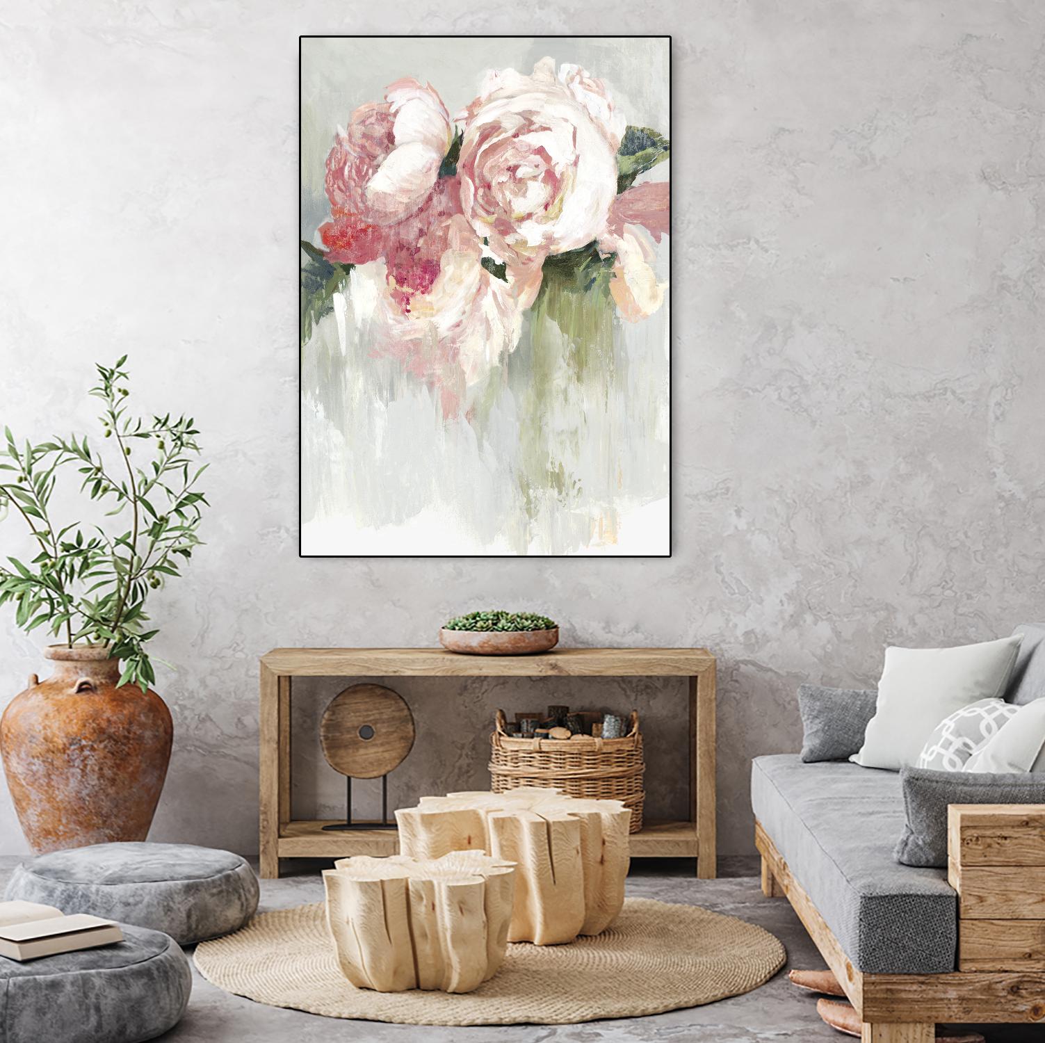 Peonies by Asia Jensen on GIANT ART - pink floral