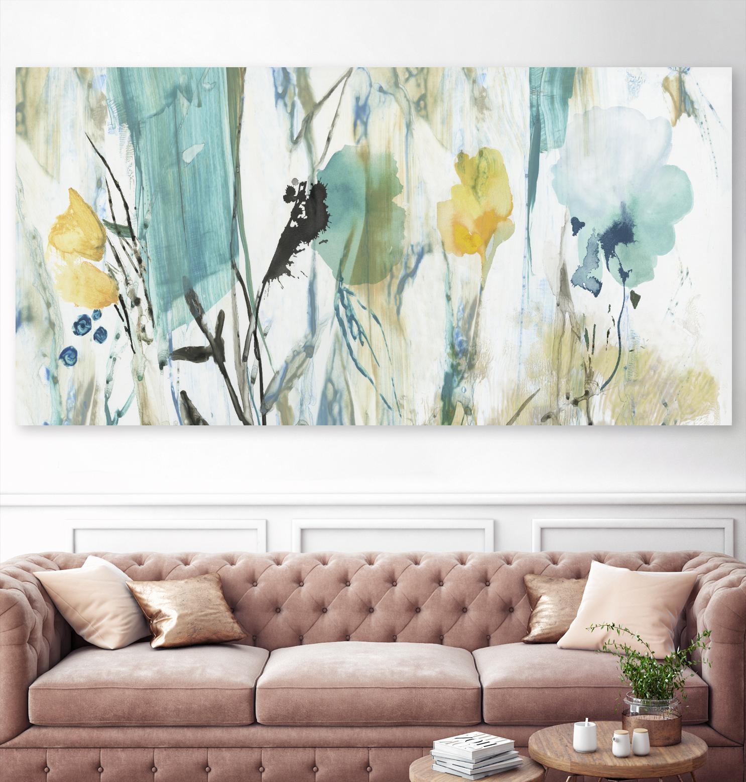 Fading Behind by Asia Jensen on GIANT ART - blue botany