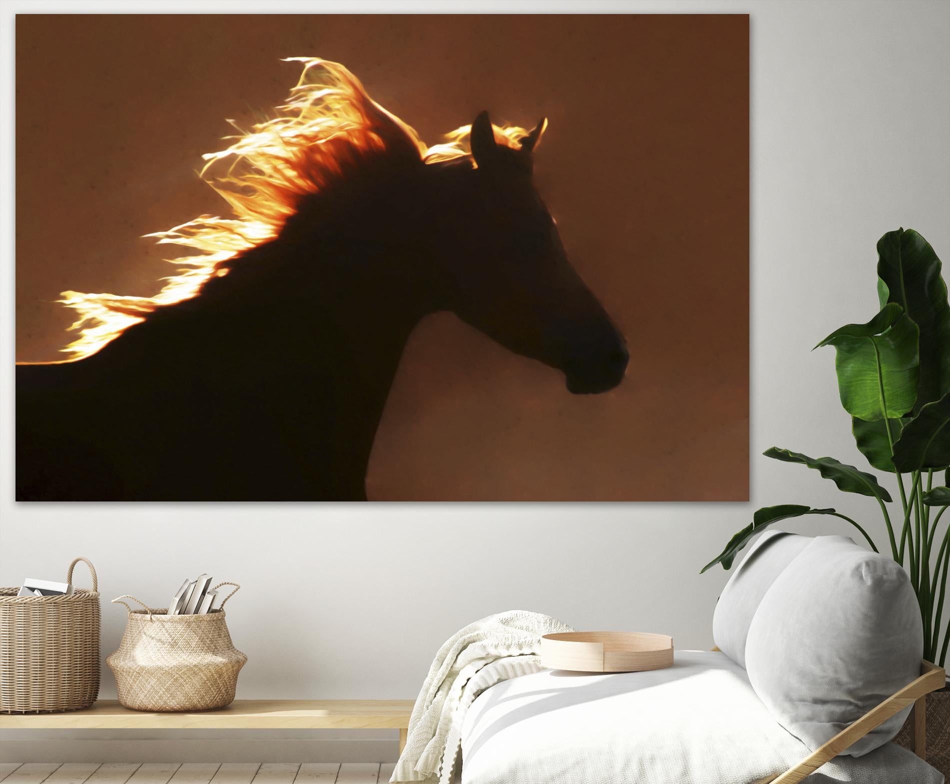 Golden Angel by Kari Brooks on GIANT ART - orange animals