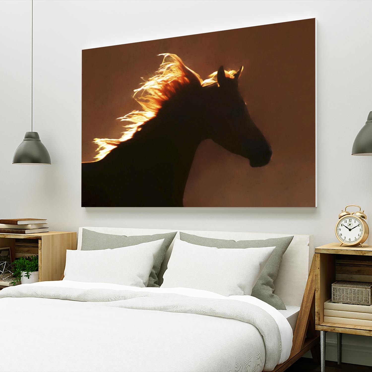 Golden Angel by Kari Brooks on GIANT ART - orange animals