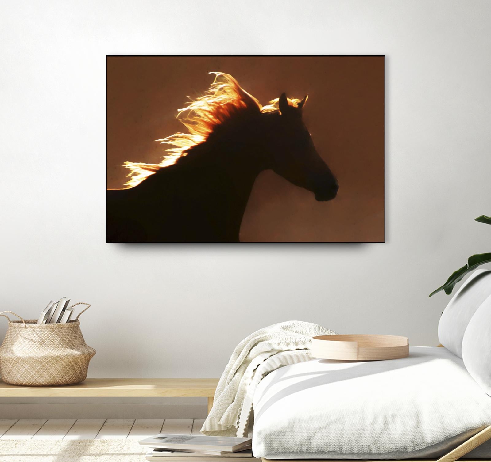 Golden Angel by Kari Brooks on GIANT ART - orange animals