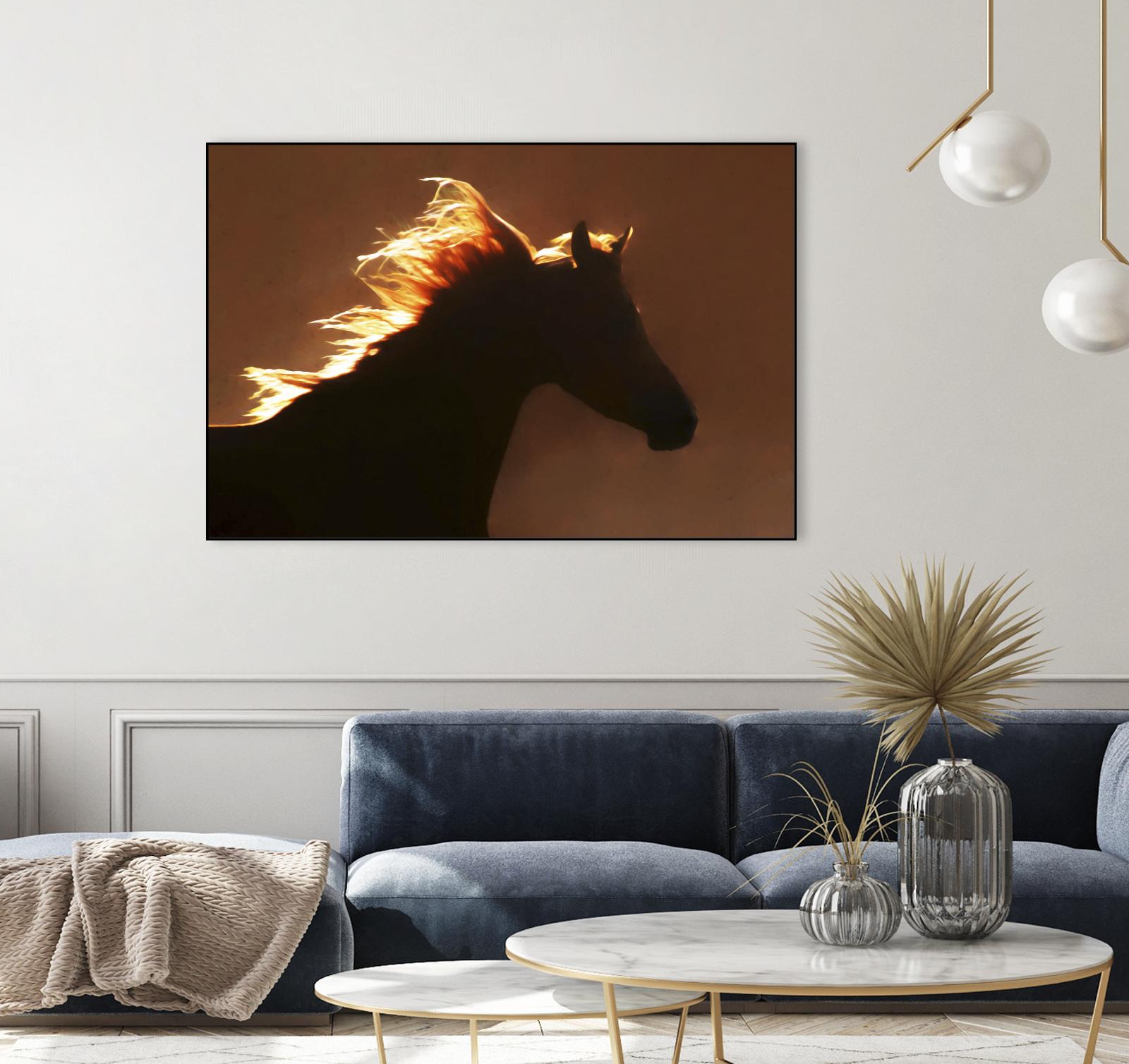 Golden Angel by Kari Brooks on GIANT ART - orange animals