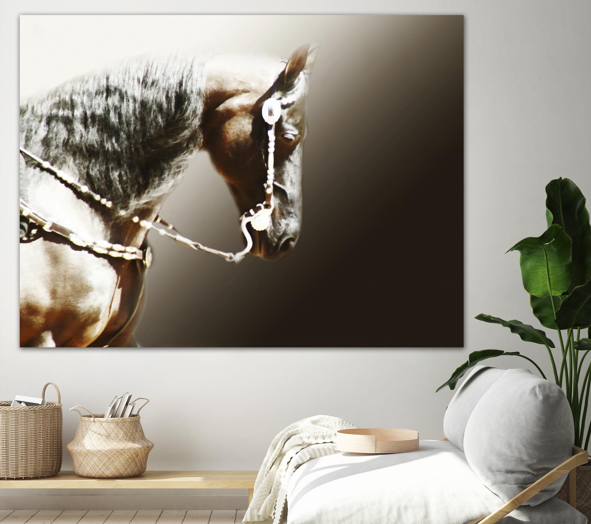 Black and Silver by Kari Brooks on GIANT ART - brown animals