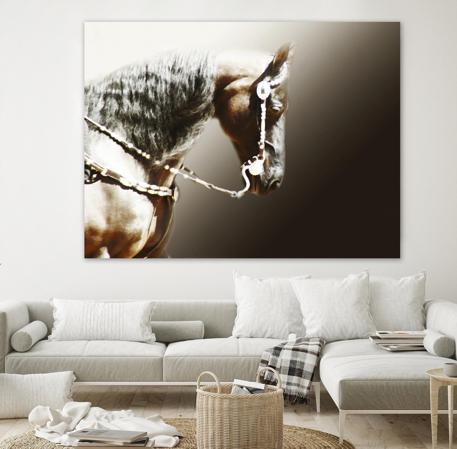 Black and Silver by Kari Brooks on GIANT ART - brown animals