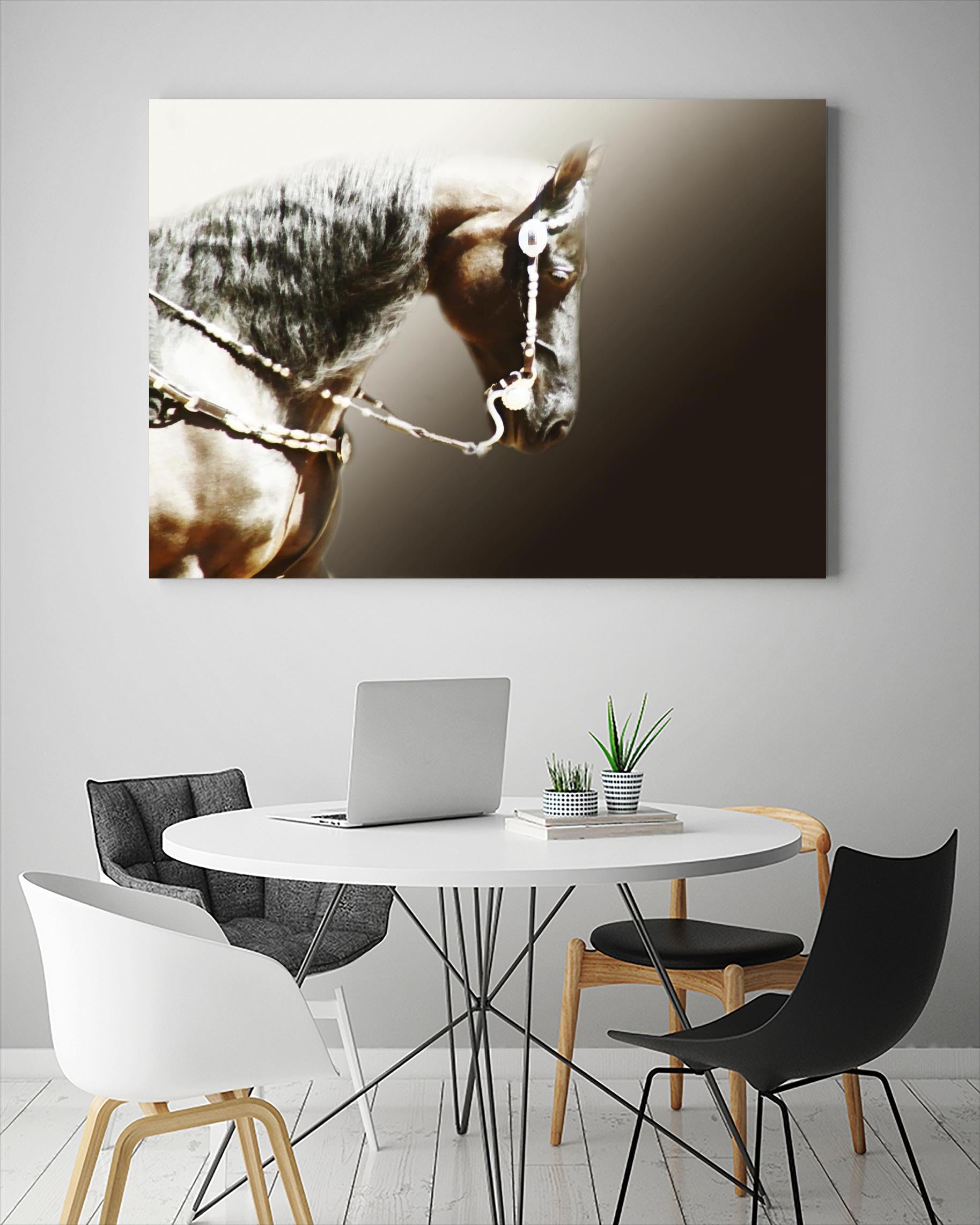 Black and Silver by Kari Brooks on GIANT ART - brown animals