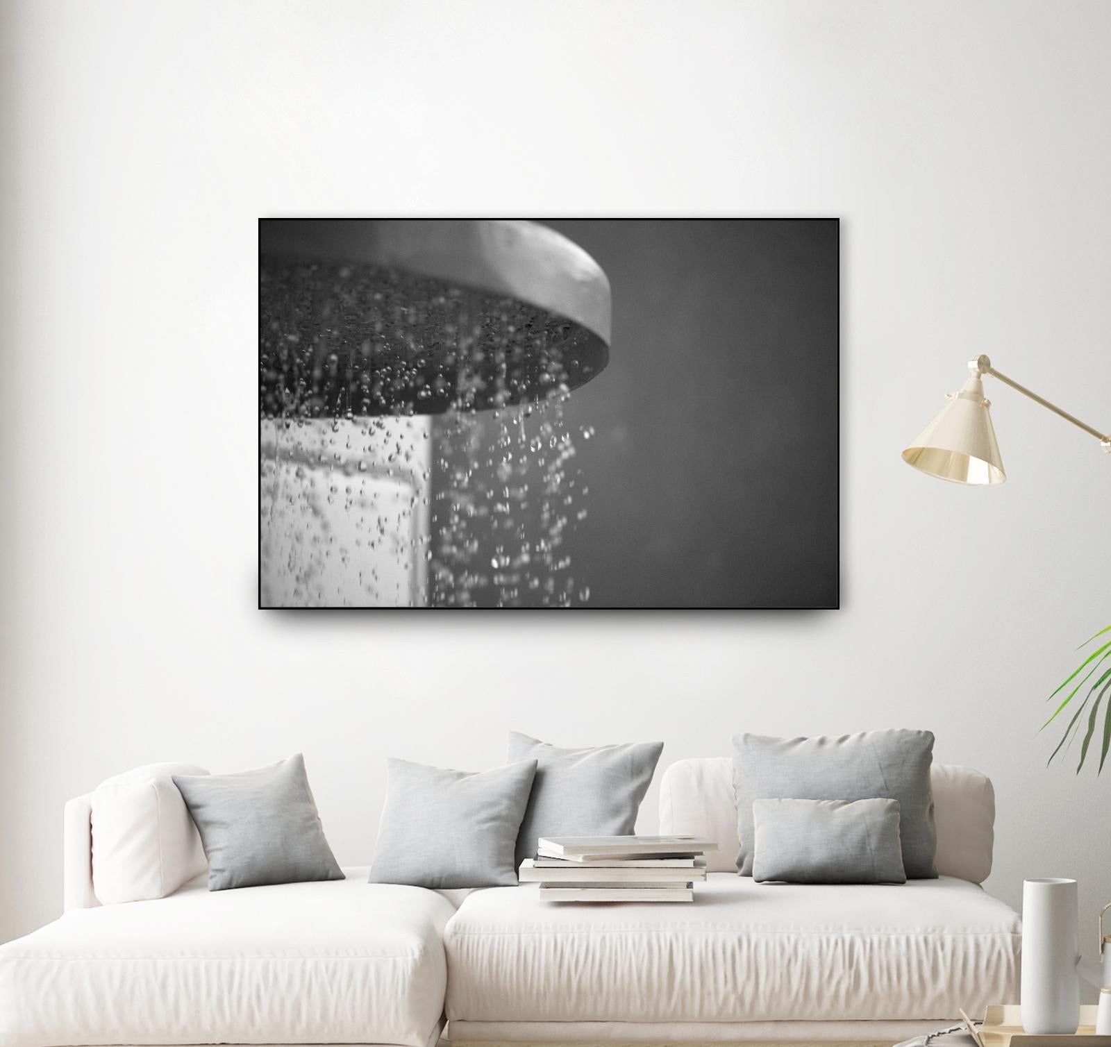 Spa Shower II by Keith Levit on GIANT ART - grey bathroom