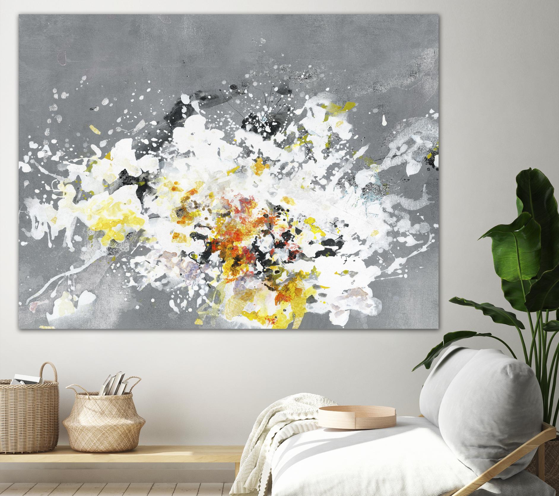 Composition II by Kathryn Neale on GIANT ART - yellow abstract