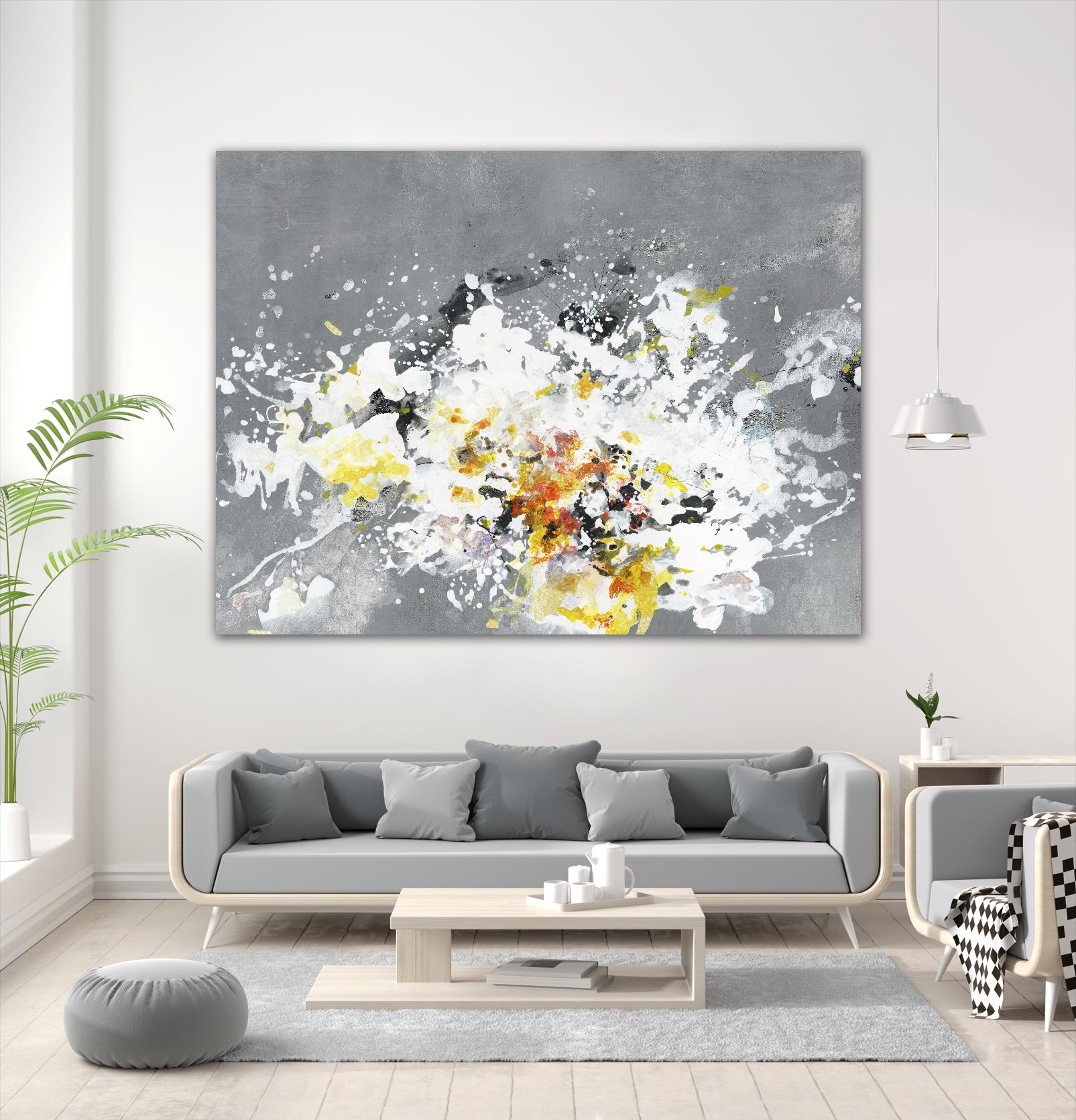 Composition II by Kathryn Neale on GIANT ART - yellow abstract