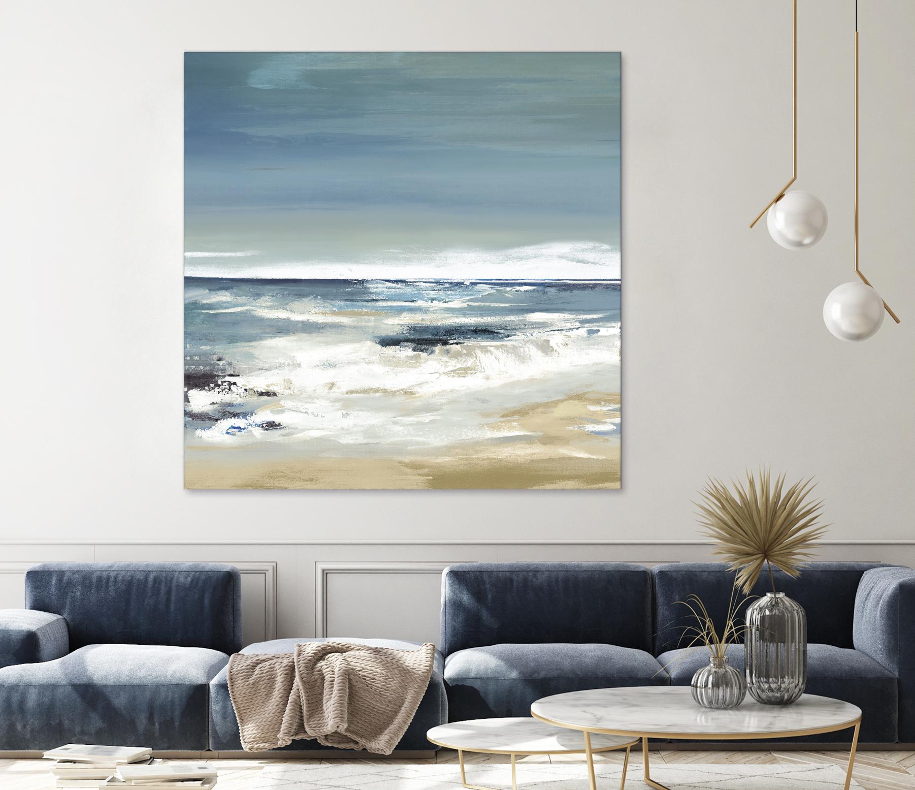 East Coast II by Valeria Mravyan on GIANT ART - beige abstract beach house art