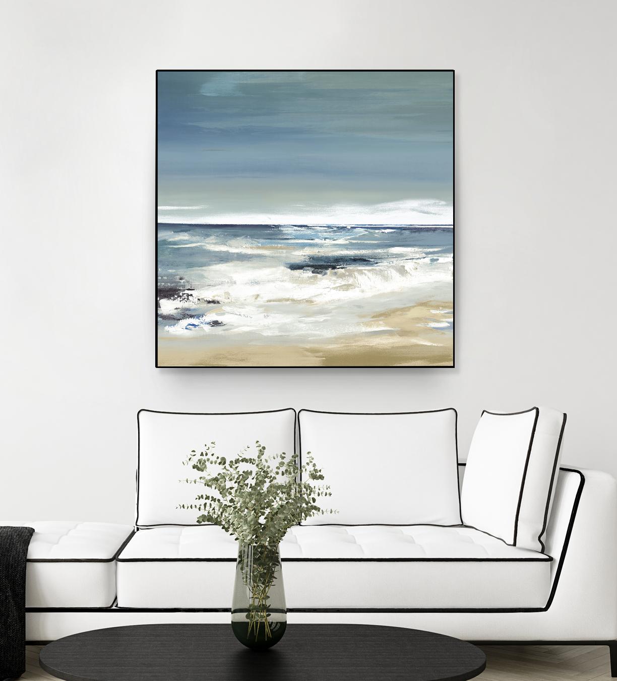 East Coast II by Valeria Mravyan on GIANT ART - beige abstract beach house art