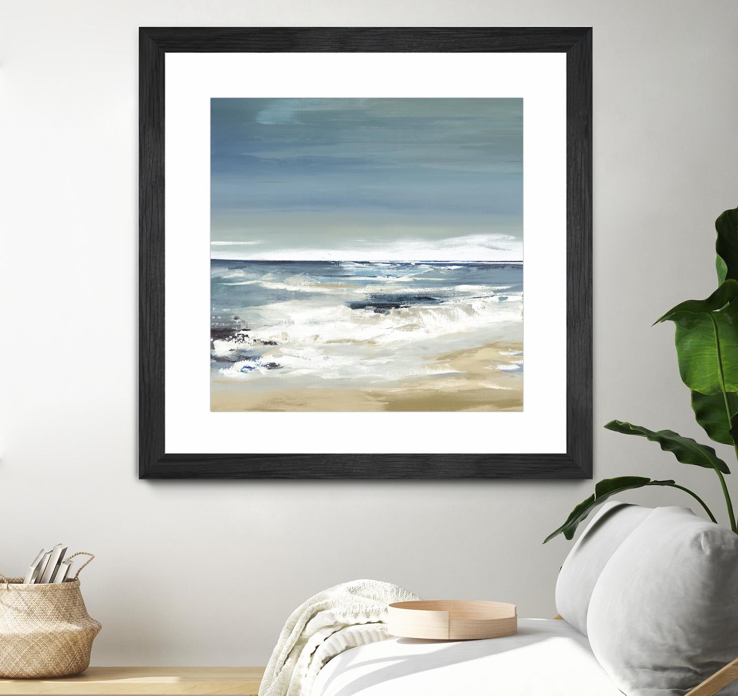 East Coast II by Valeria Mravyan on GIANT ART - beige abstract beach house art