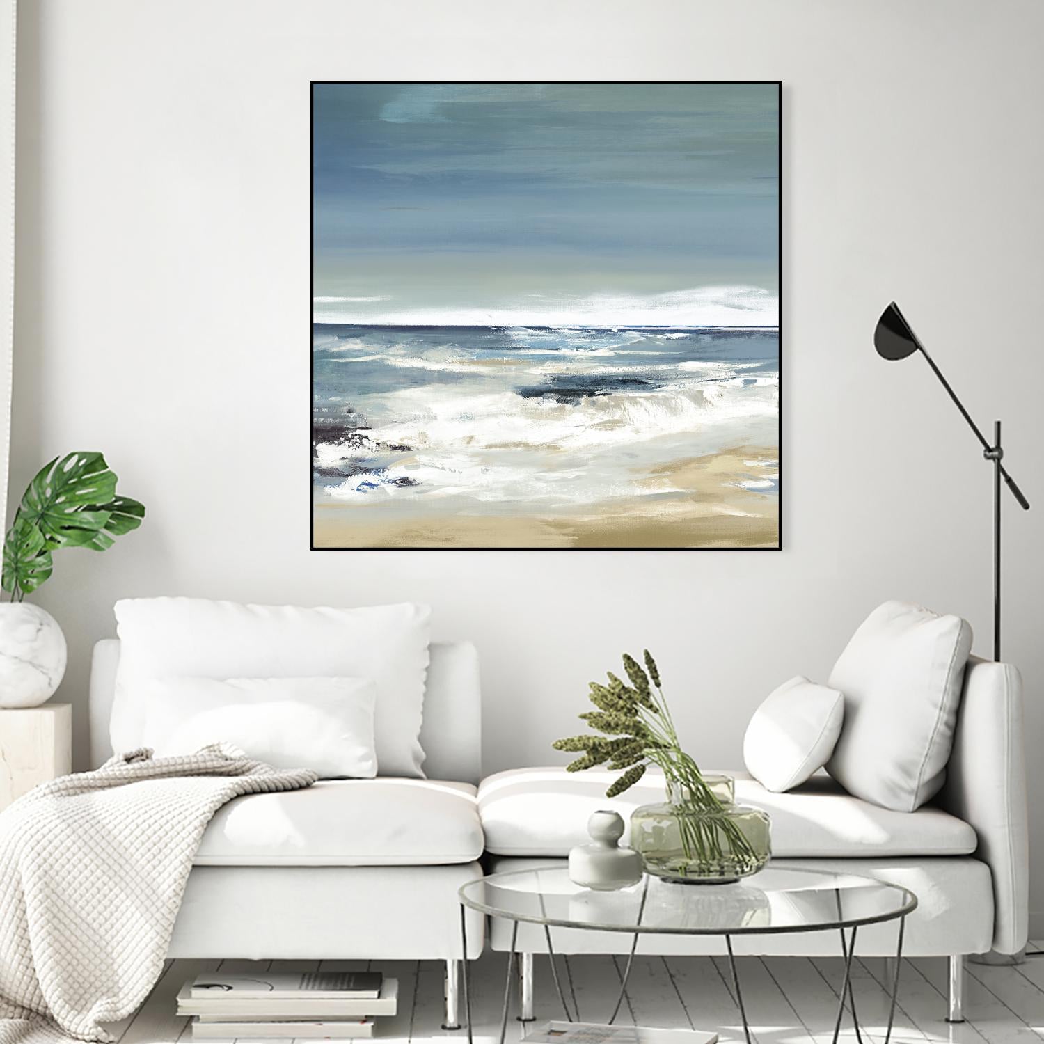 East Coast II by Valeria Mravyan on GIANT ART - beige abstract beach house art