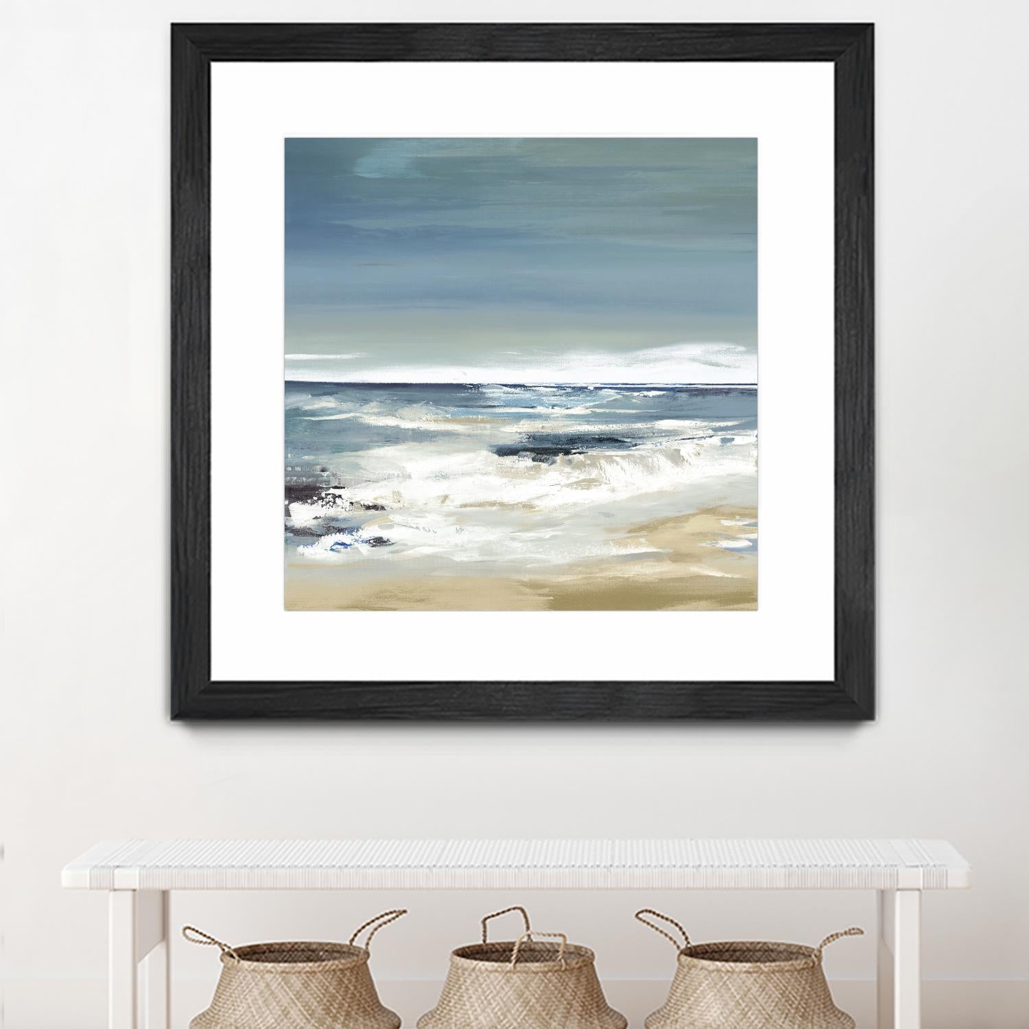 East Coast II by Valeria Mravyan on GIANT ART - beige abstract beach house art