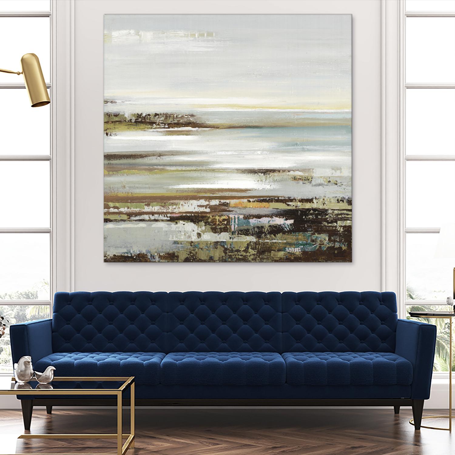 Abyss I by Valeria Mravyan on GIANT ART - greene abstract