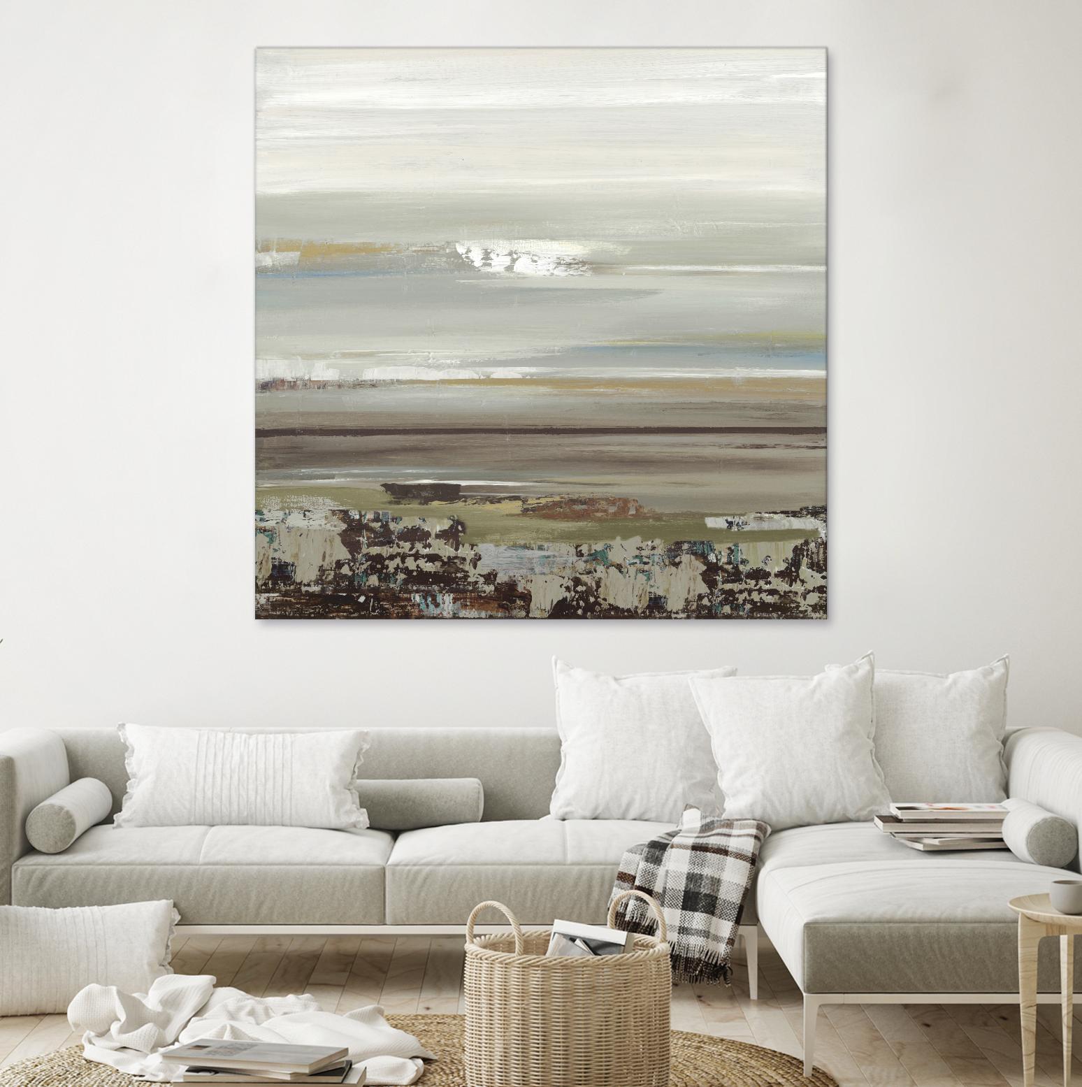 Abyss II by Valeria Mravyan on GIANT ART - blue abstract, landscape