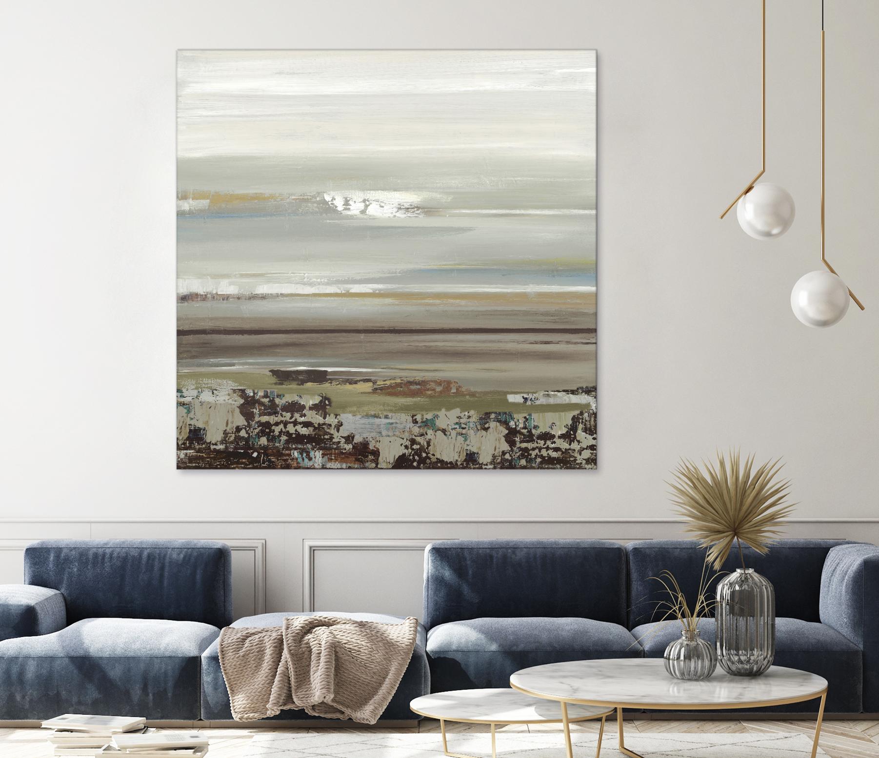 Abyss II by Valeria Mravyan on GIANT ART - blue abstract, landscape