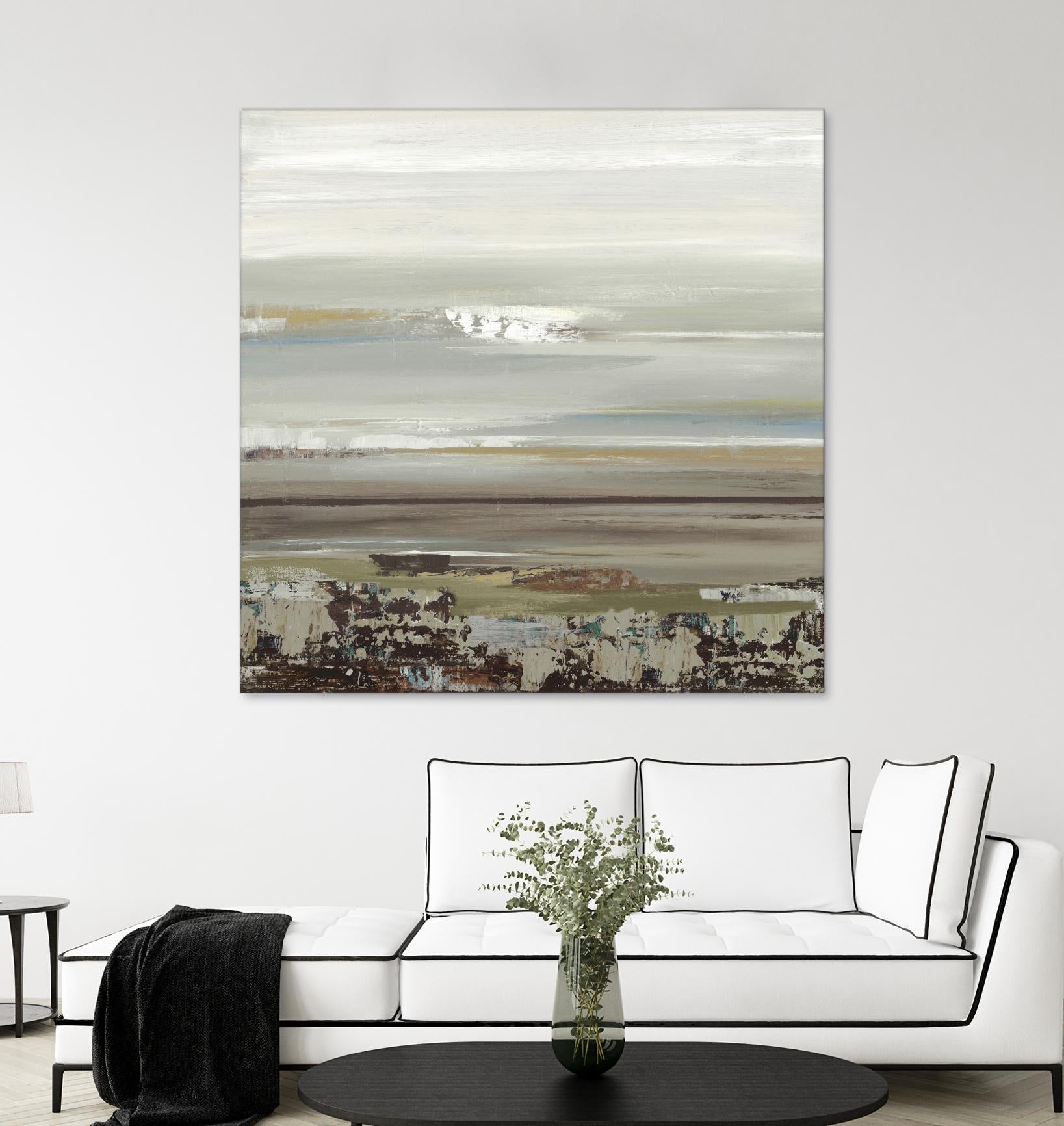 Abyss II by Valeria Mravyan on GIANT ART - blue abstract, landscape