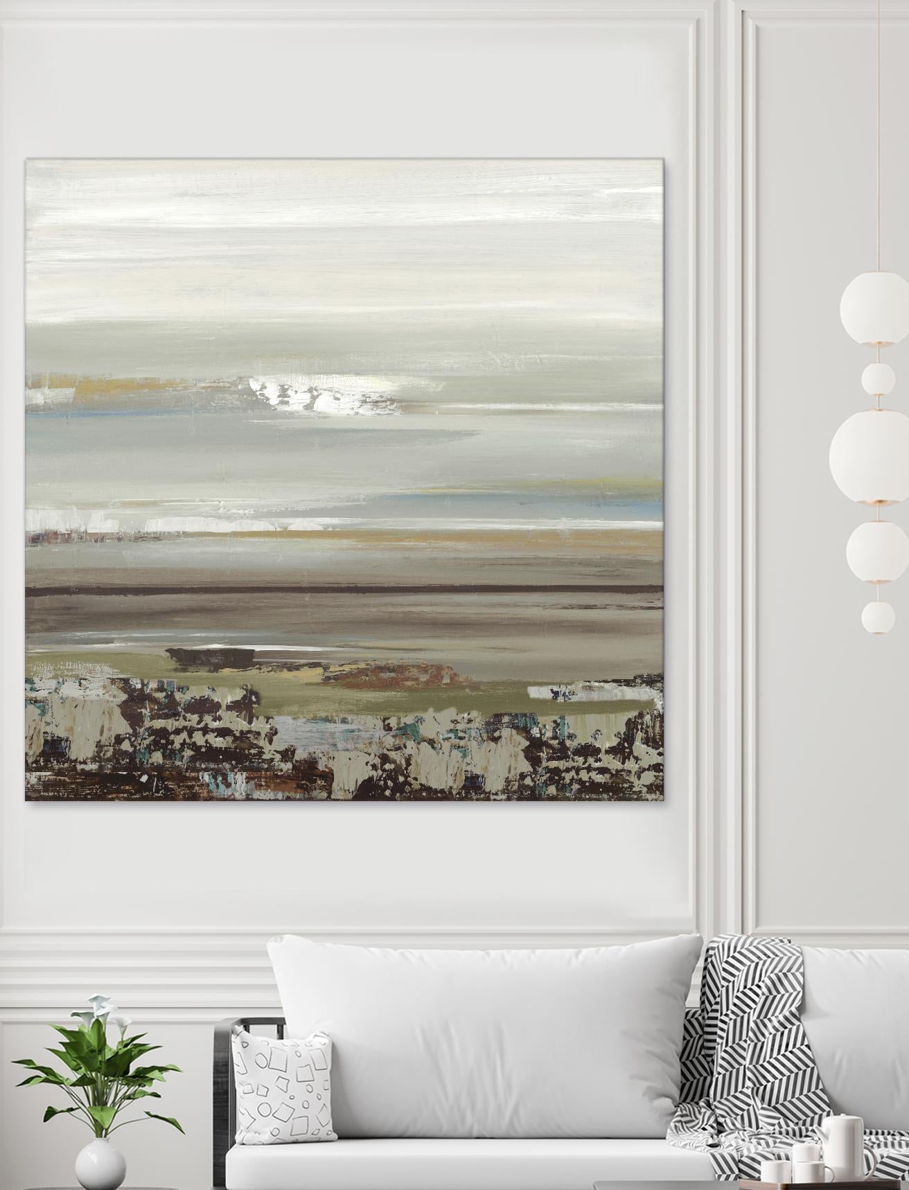 Abyss II by Valeria Mravyan on GIANT ART - blue abstract, landscape