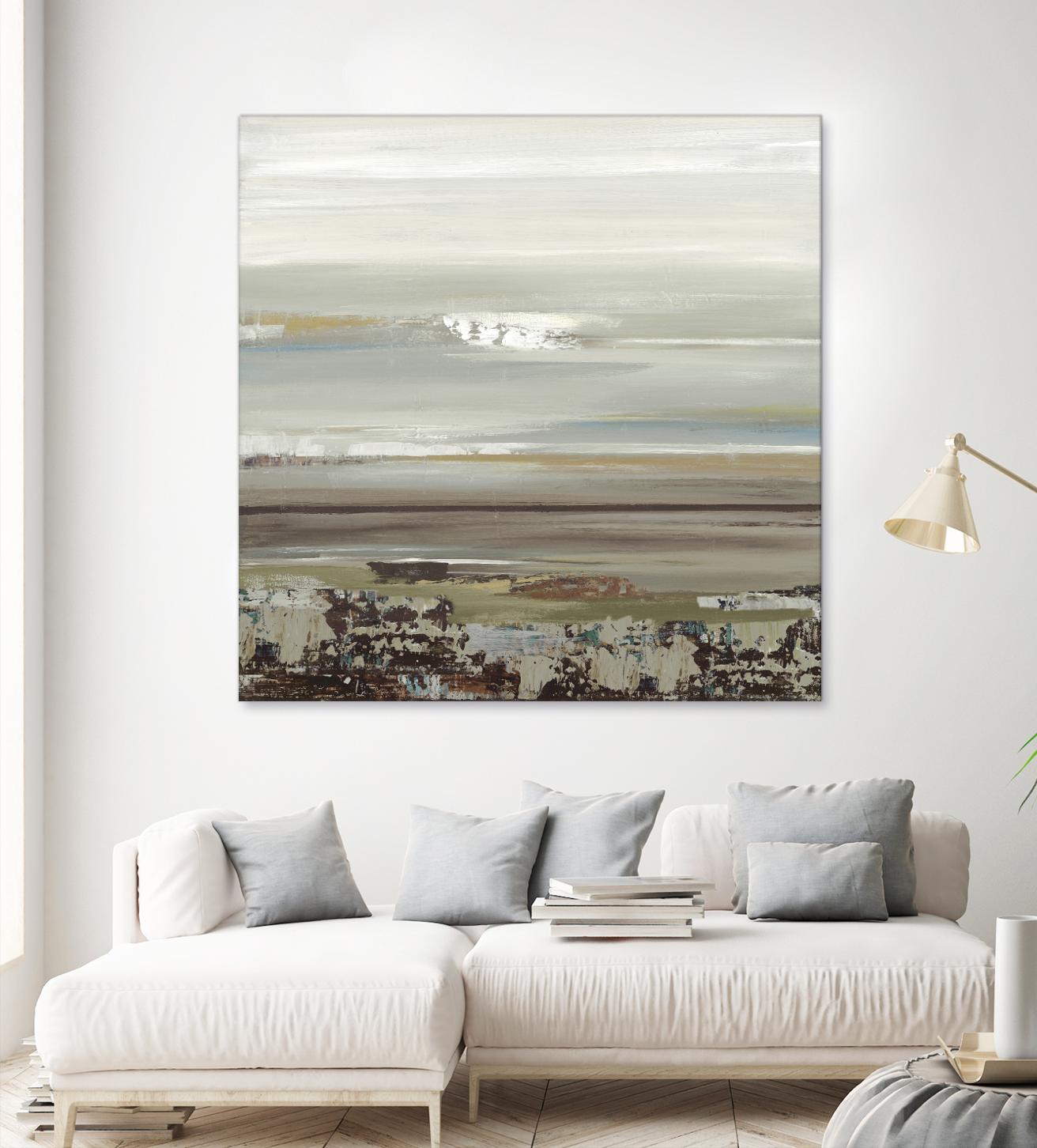 Abyss II by Valeria Mravyan on GIANT ART - blue abstract, landscape