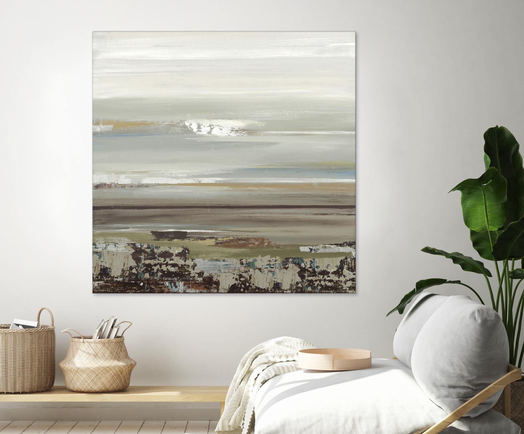 Abyss II by Valeria Mravyan on GIANT ART - blue abstract, landscape