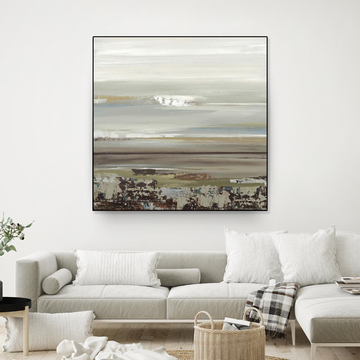 Abyss II by Valeria Mravyan on GIANT ART - blue abstract, landscape