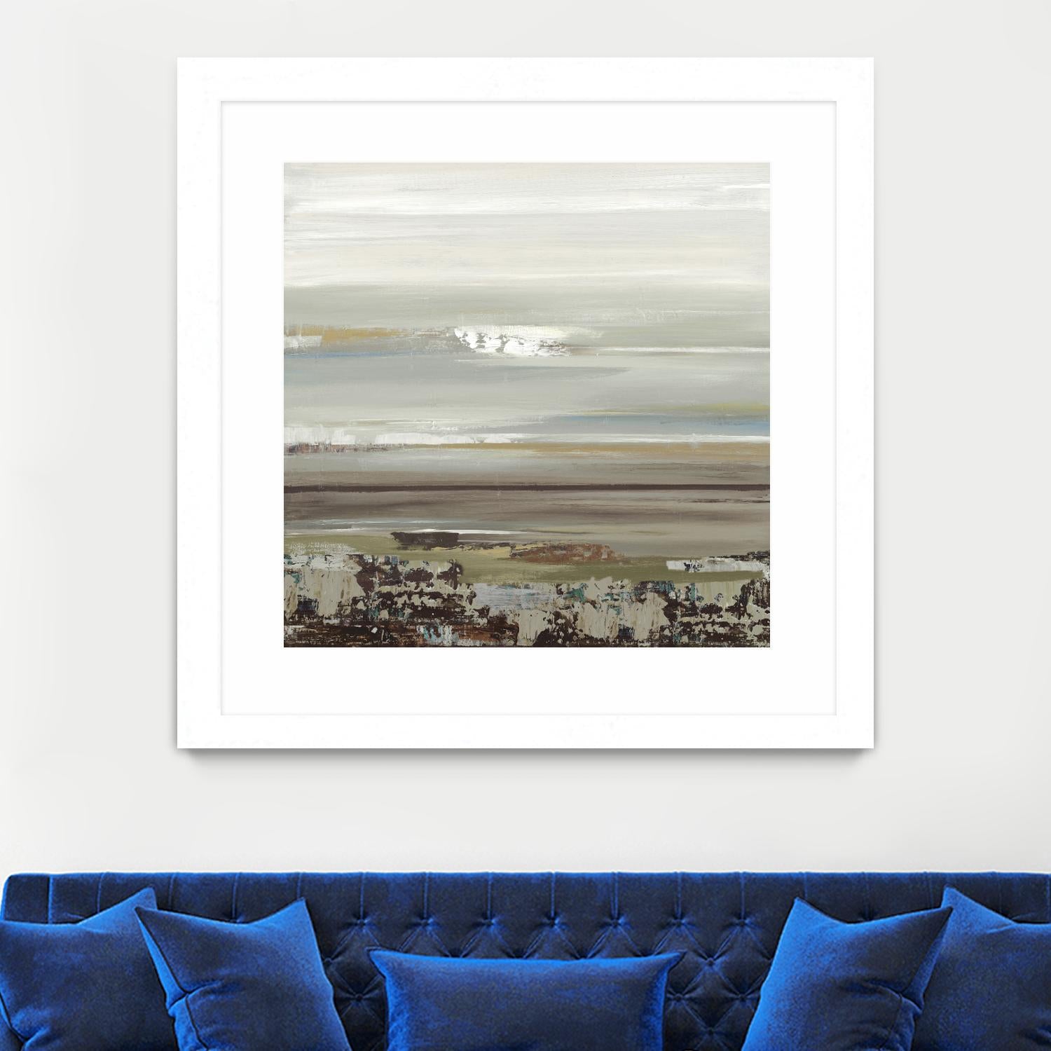 Abyss II by Valeria Mravyan on GIANT ART - blue abstract, landscape