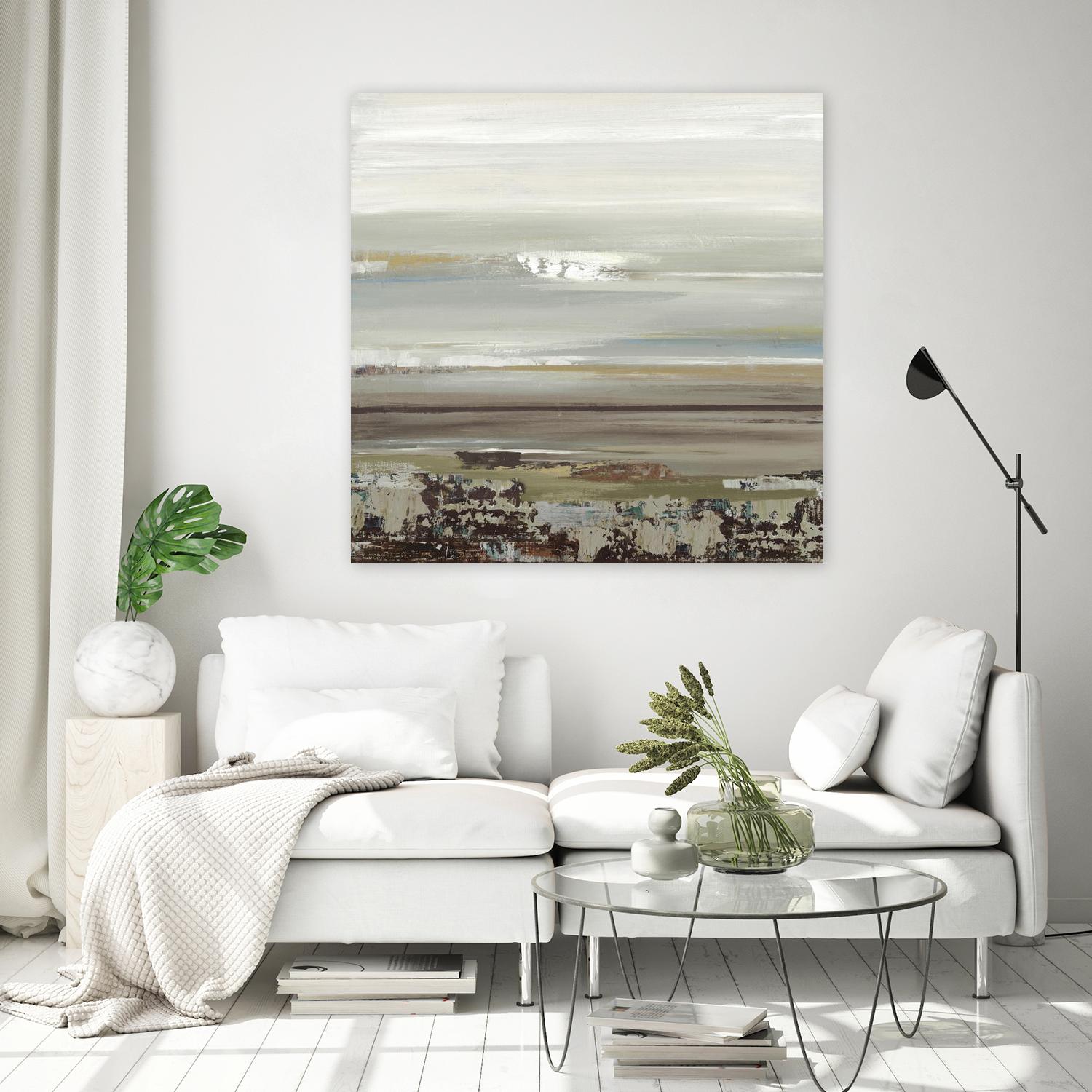 Abyss II by Valeria Mravyan on GIANT ART - blue abstract, landscape