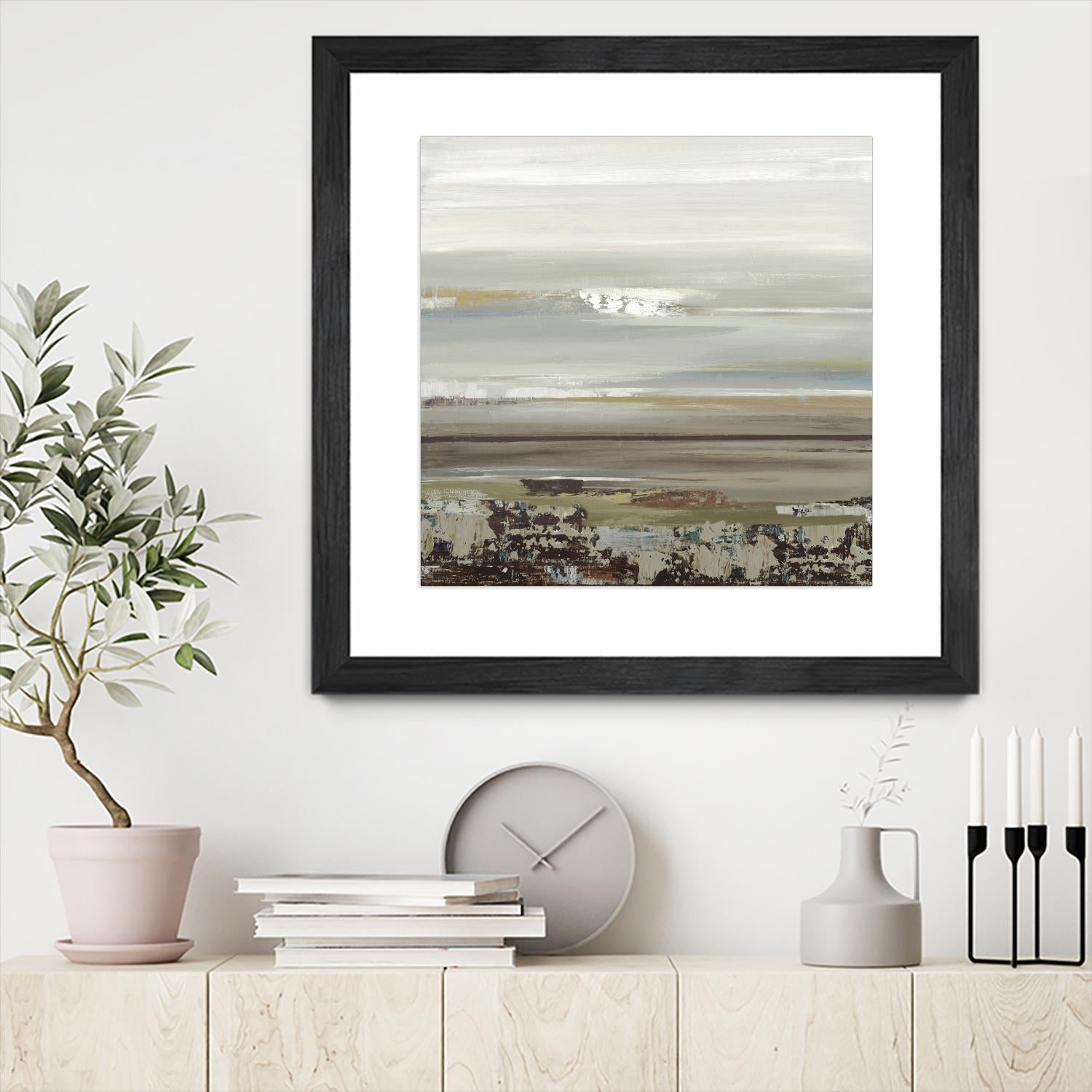 Abyss II by Valeria Mravyan on GIANT ART - blue abstract, landscape