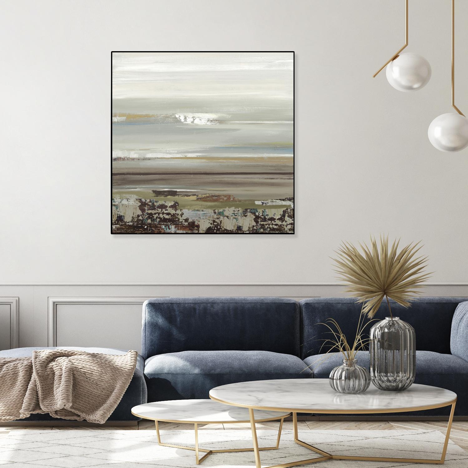 Abyss II by Valeria Mravyan on GIANT ART - blue abstract, landscape