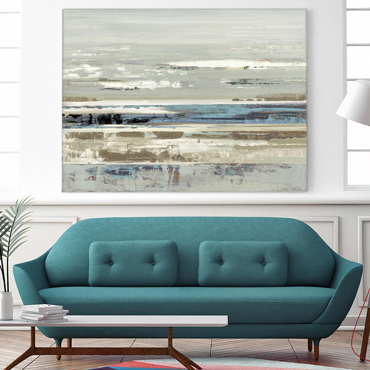 Eternal Horizon I by Valeria Mravyan on GIANT ART - beige abstract