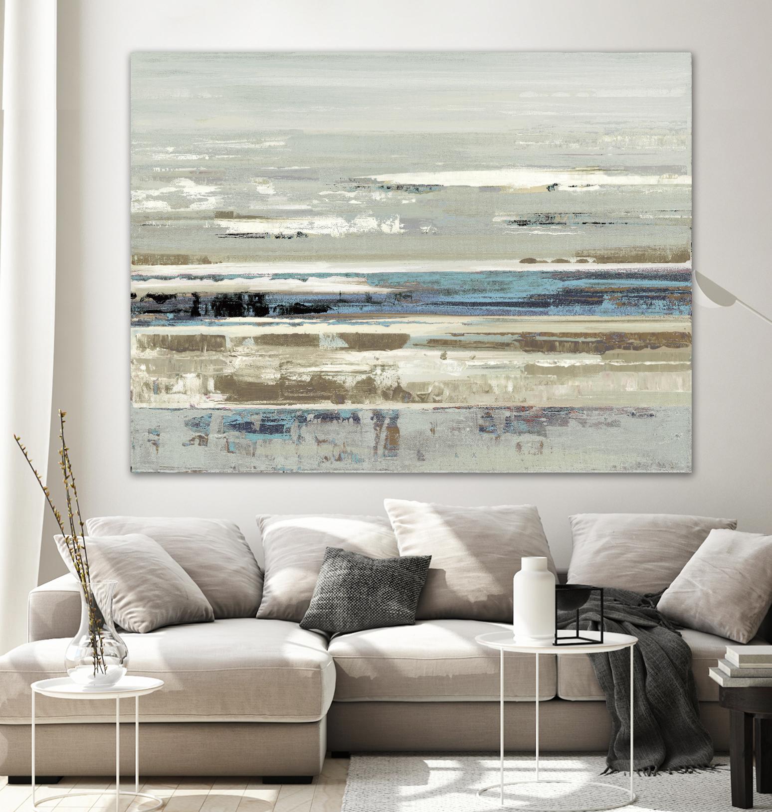 Eternal Horizon I by Valeria Mravyan on GIANT ART - beige abstract