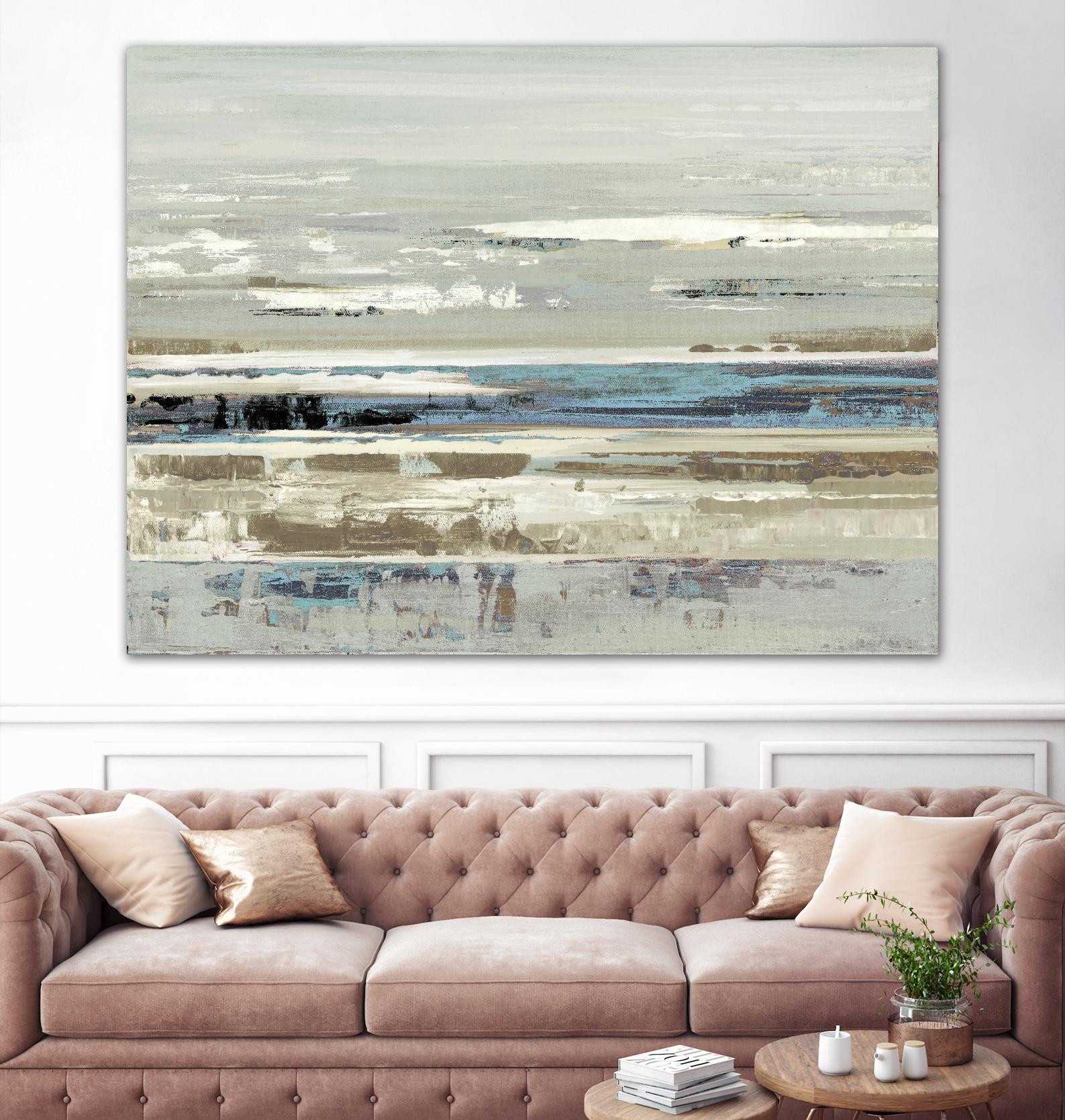 Eternal Horizon I by Valeria Mravyan on GIANT ART - beige abstract