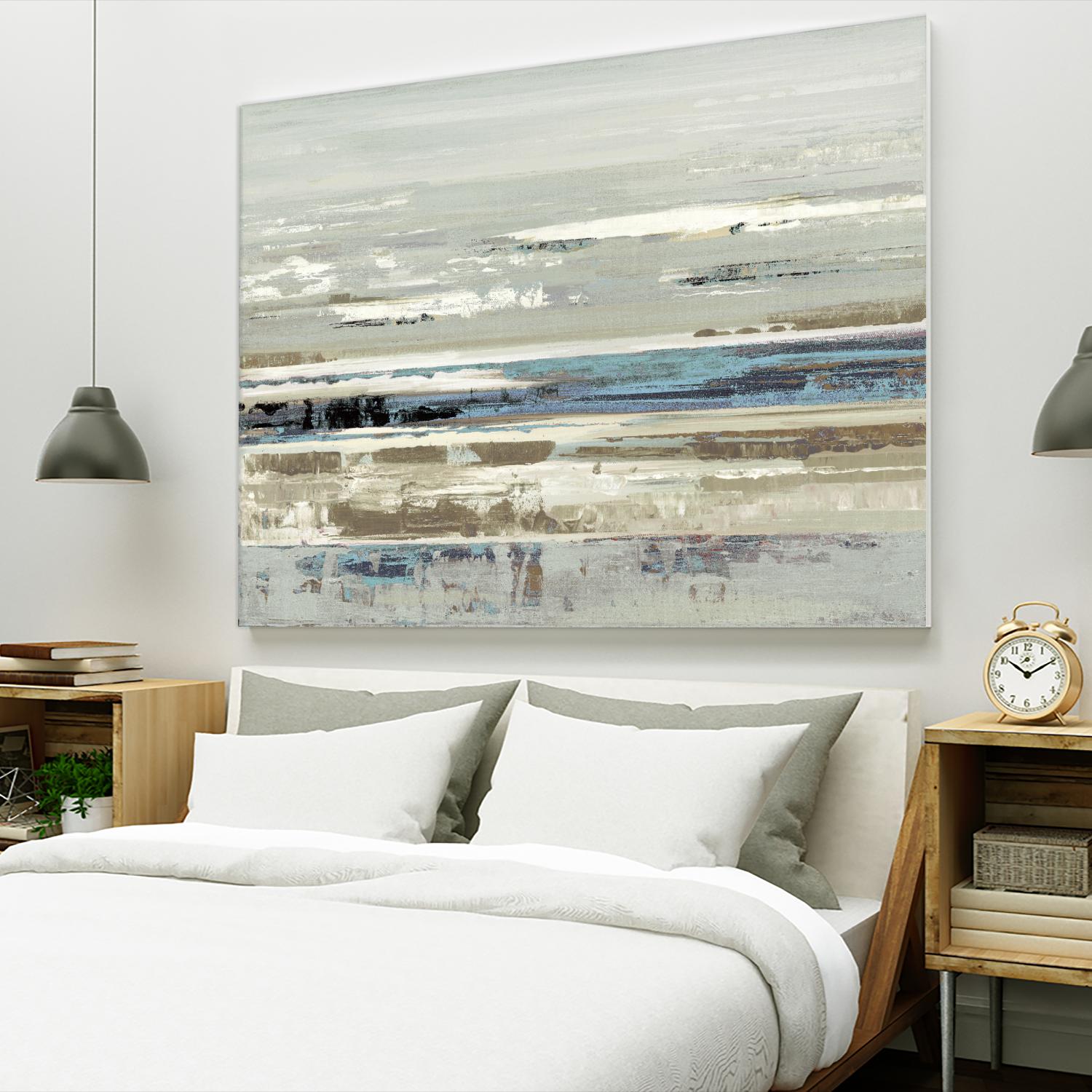 Eternal Horizon I by Valeria Mravyan on GIANT ART - beige abstract