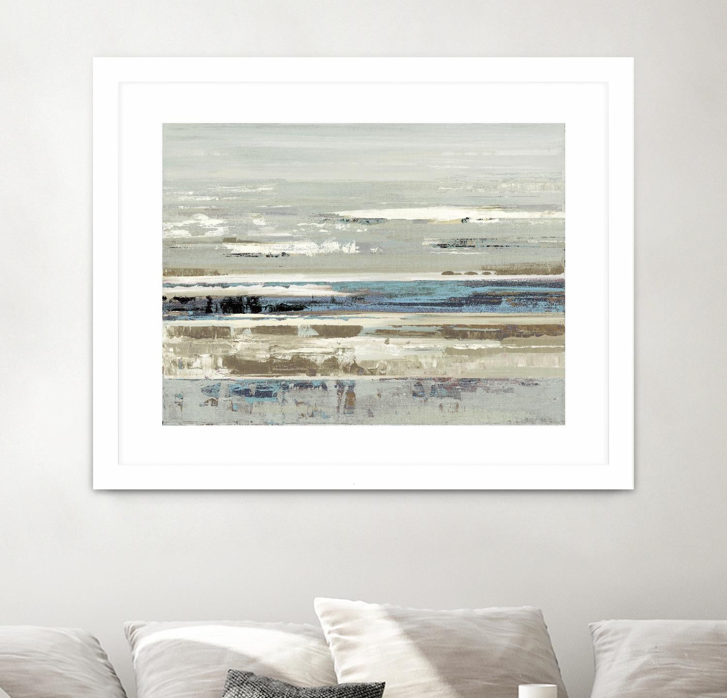 Eternal Horizon I by Valeria Mravyan on GIANT ART - beige abstract