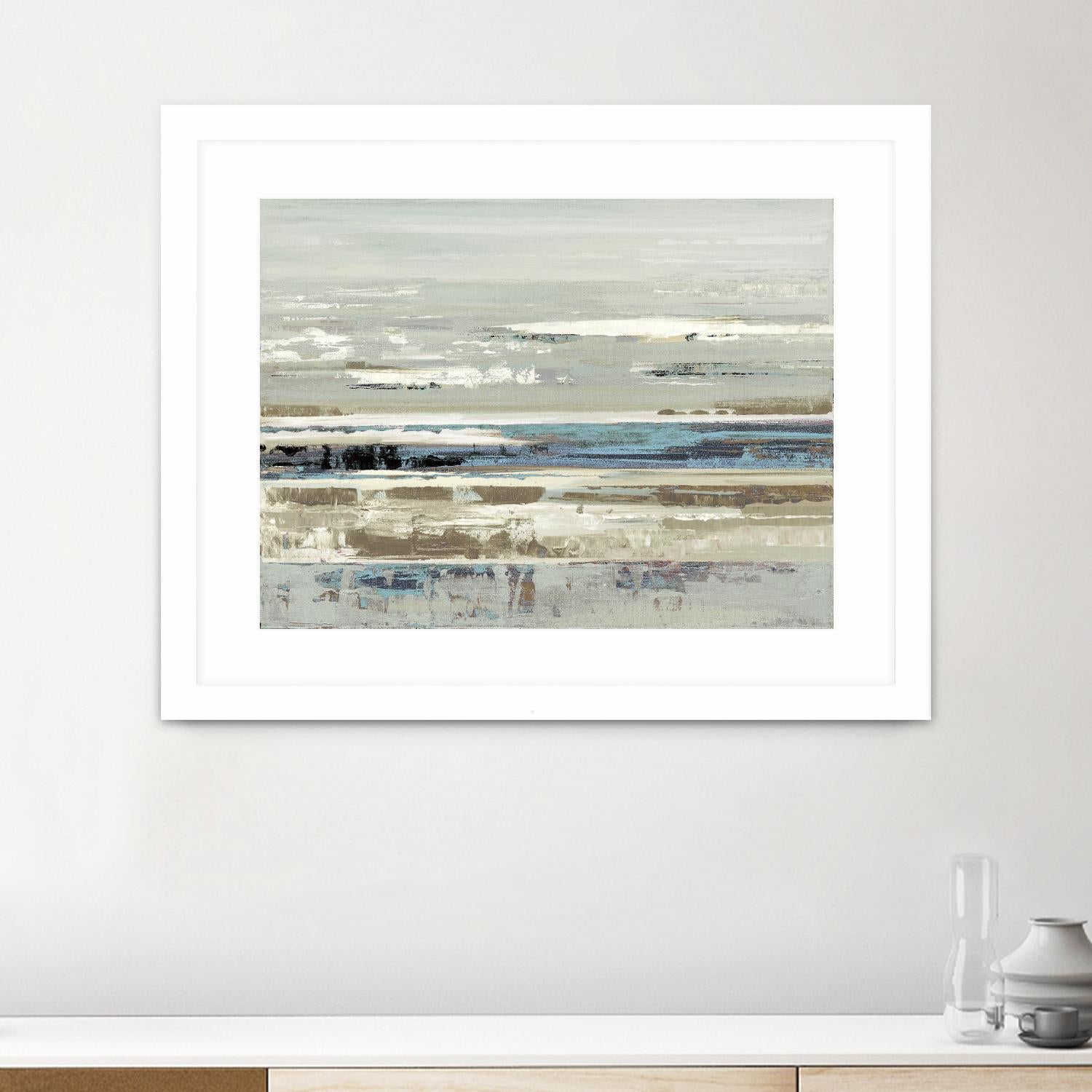 Eternal Horizon I by Valeria Mravyan on GIANT ART - beige abstract