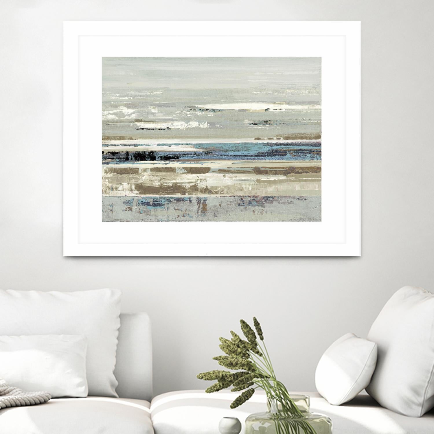 Eternal Horizon I by Valeria Mravyan on GIANT ART - beige abstract