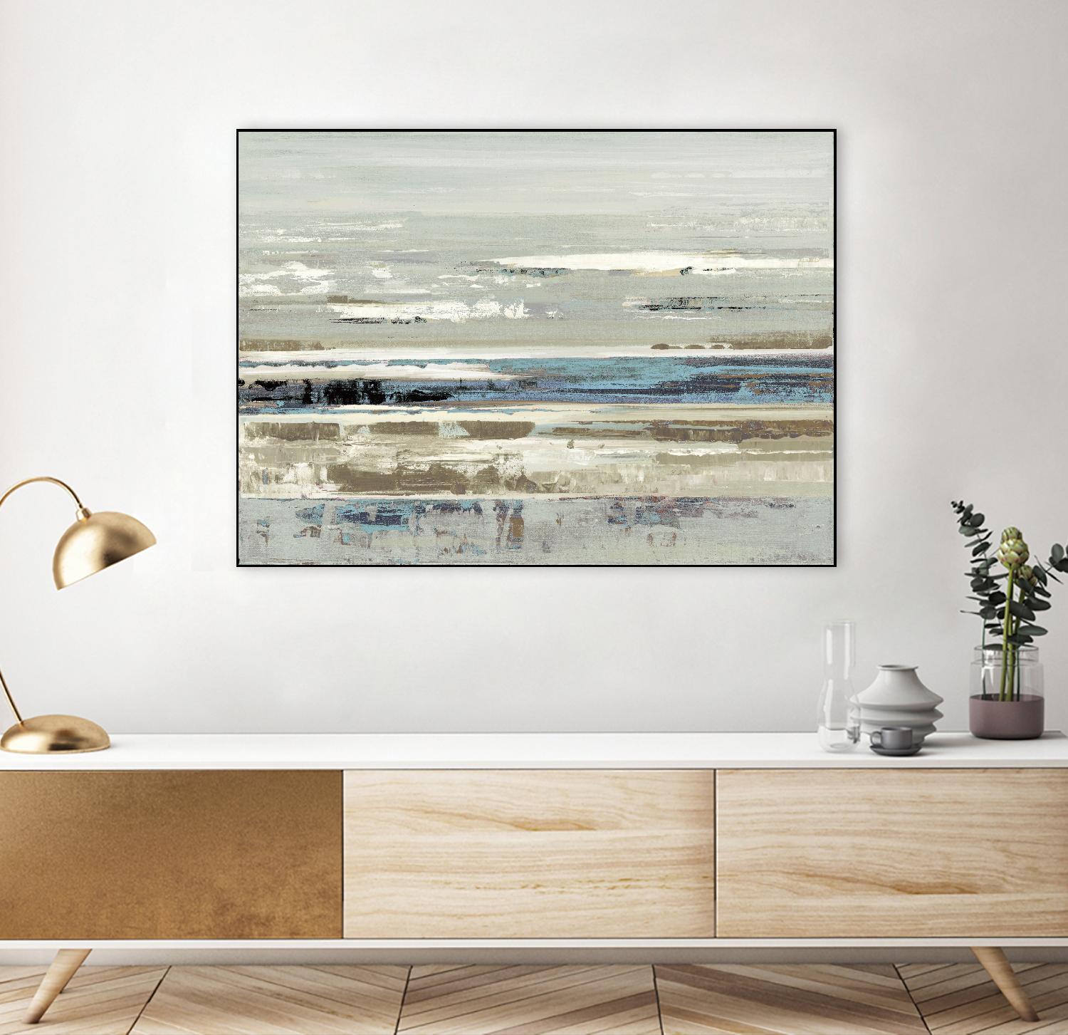 Eternal Horizon I by Valeria Mravyan on GIANT ART - beige abstract