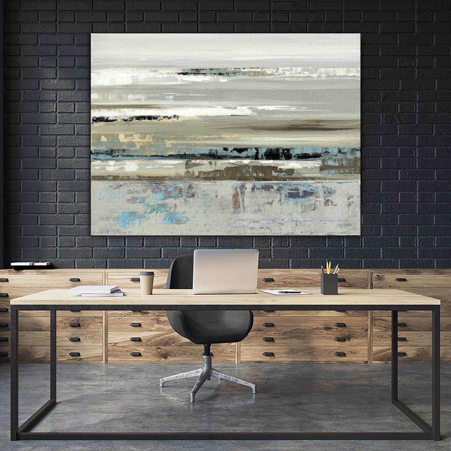 Eternal Horizon II by Valeria Mravyan on GIANT ART - beige abstract