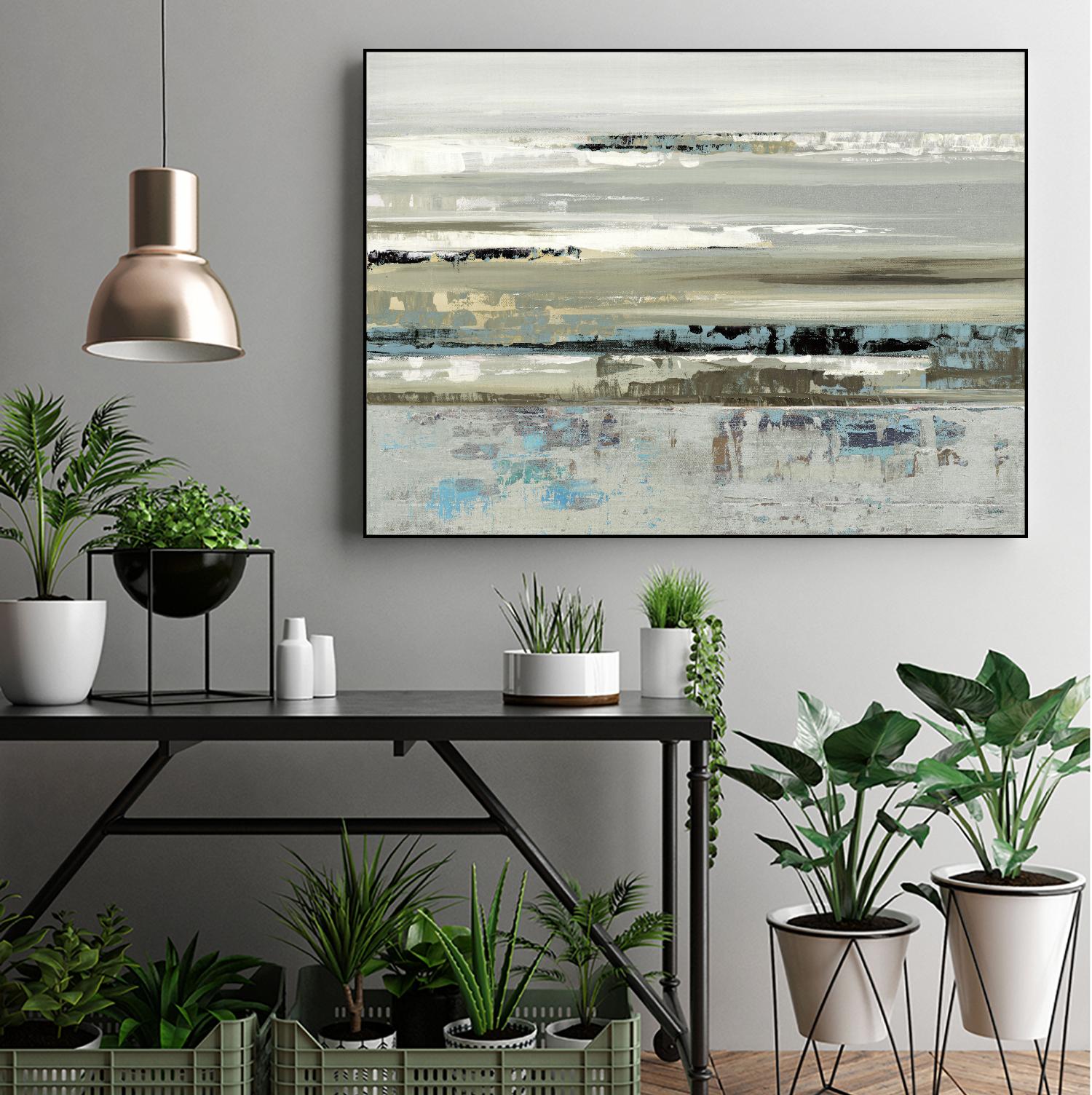 Eternal Horizon II by Valeria Mravyan on GIANT ART - beige abstract