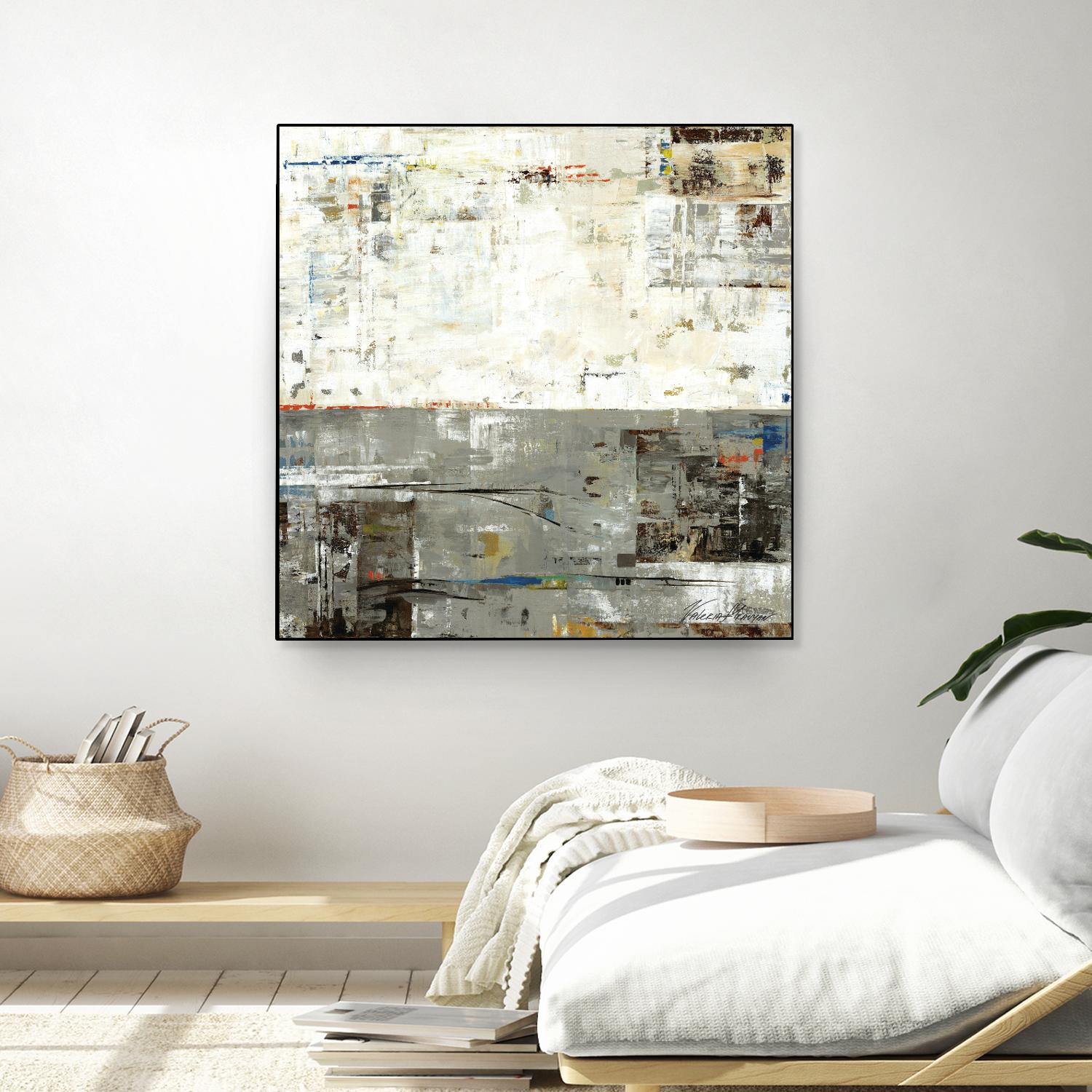 Grey Zone II by Valeria Mravyan on GIANT ART - beige abstract