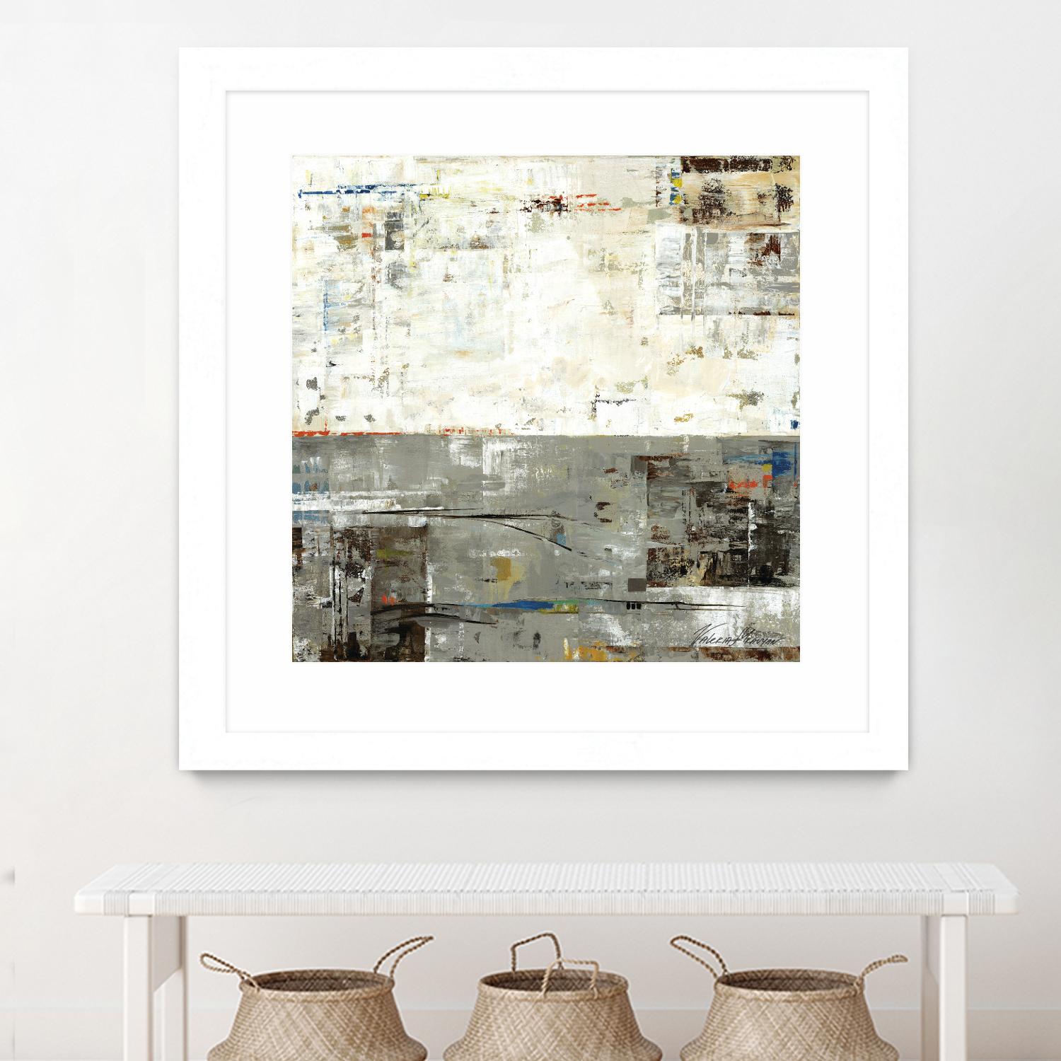 Grey Zone II by Valeria Mravyan on GIANT ART - beige abstract