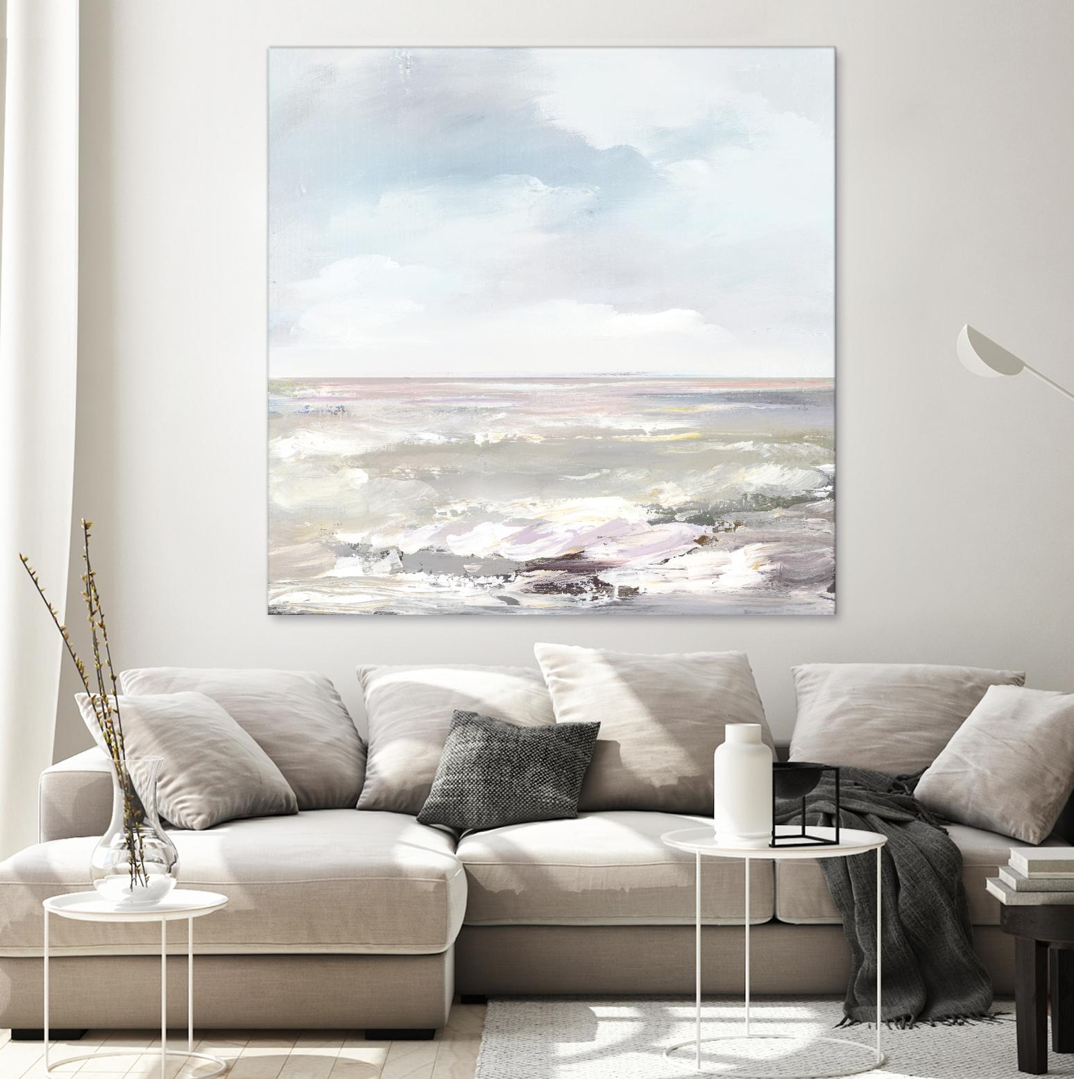 Beneath the Sky I by Valeria Mravyan on GIANT ART - pink abstract